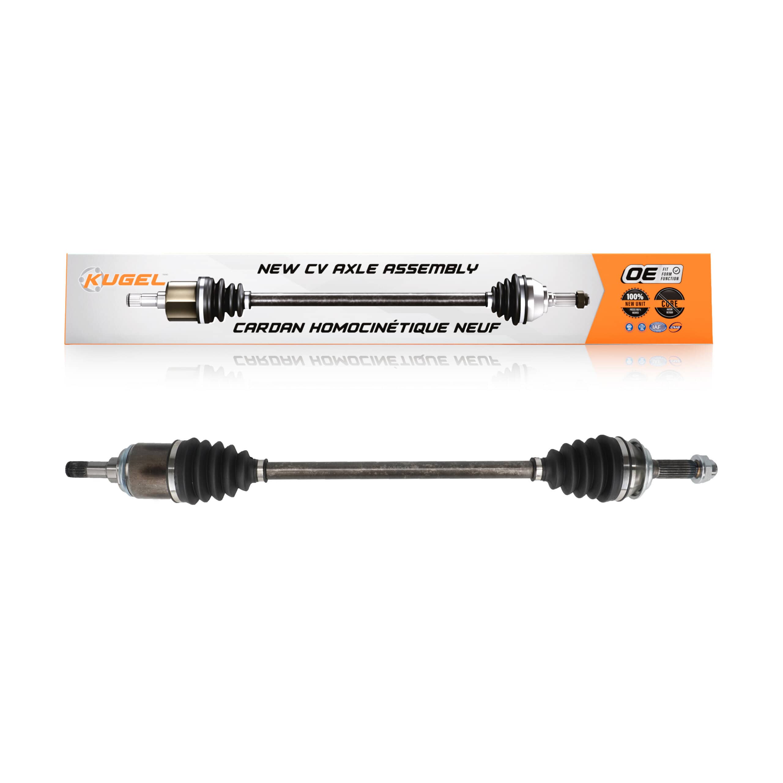 Kugel - NCV-HO36102 - Rear Left CV Axle Shaft