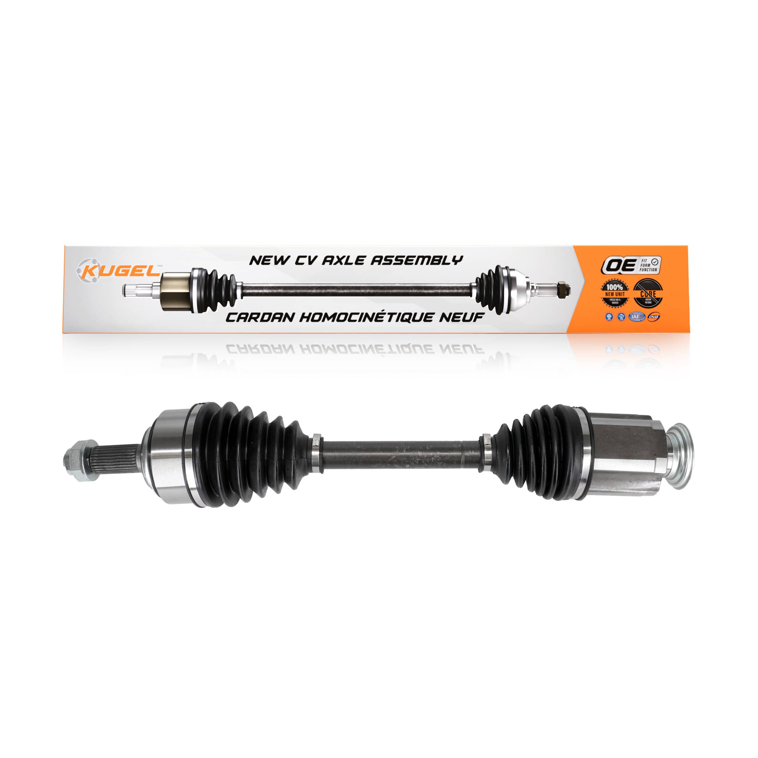 Kugel - NCV-HO36152 - Front Right CV Axle Shaft