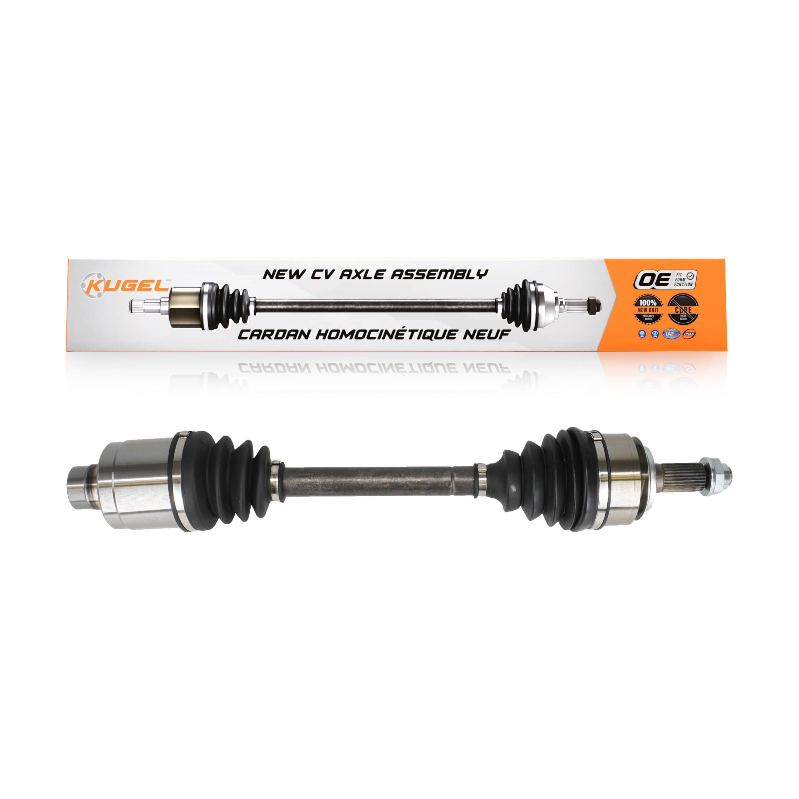 Kugel - NCV-HO36571 - Front Right CV Axle Shaft