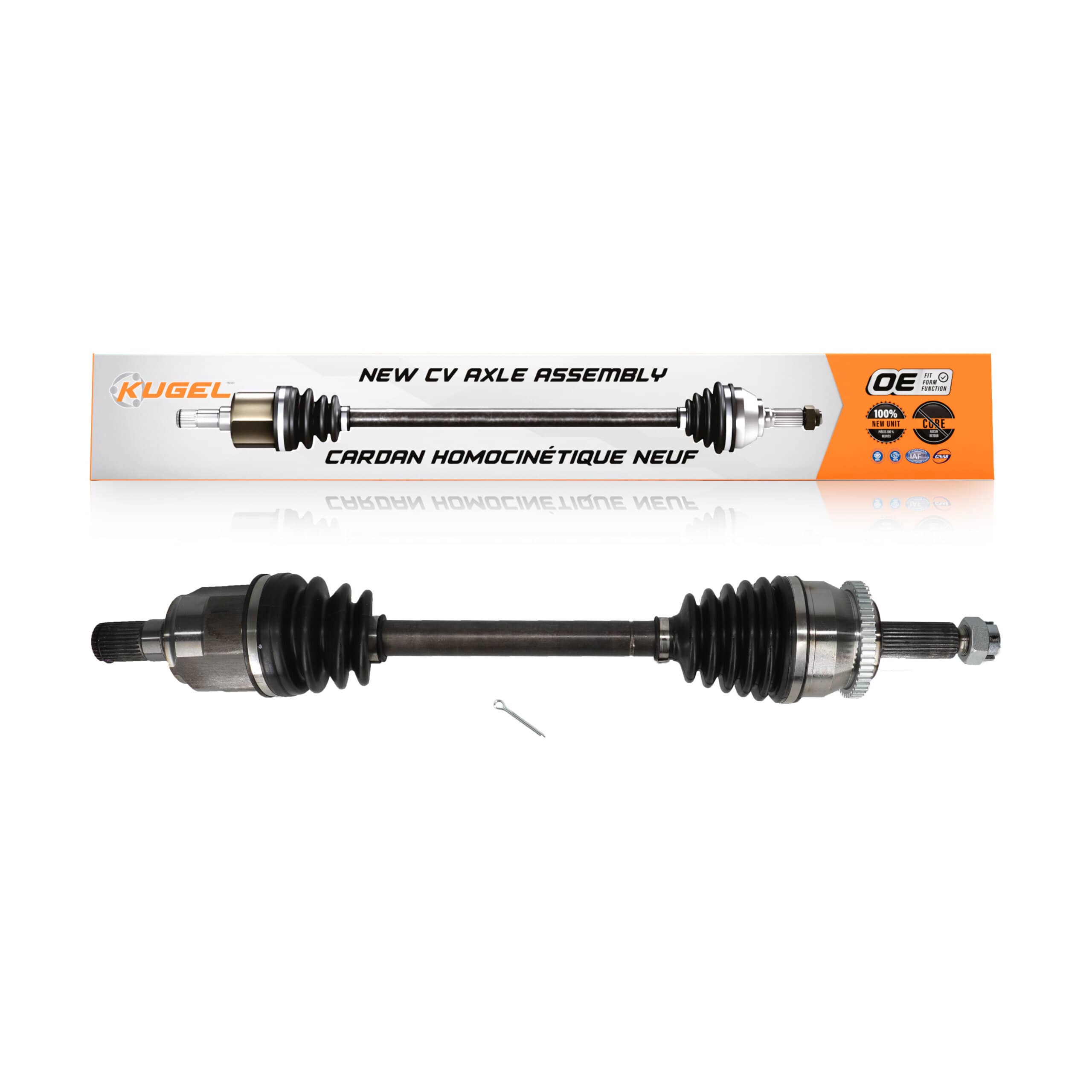 Kugel - NCV-HY37003 - Front Left CV Axle Shaft