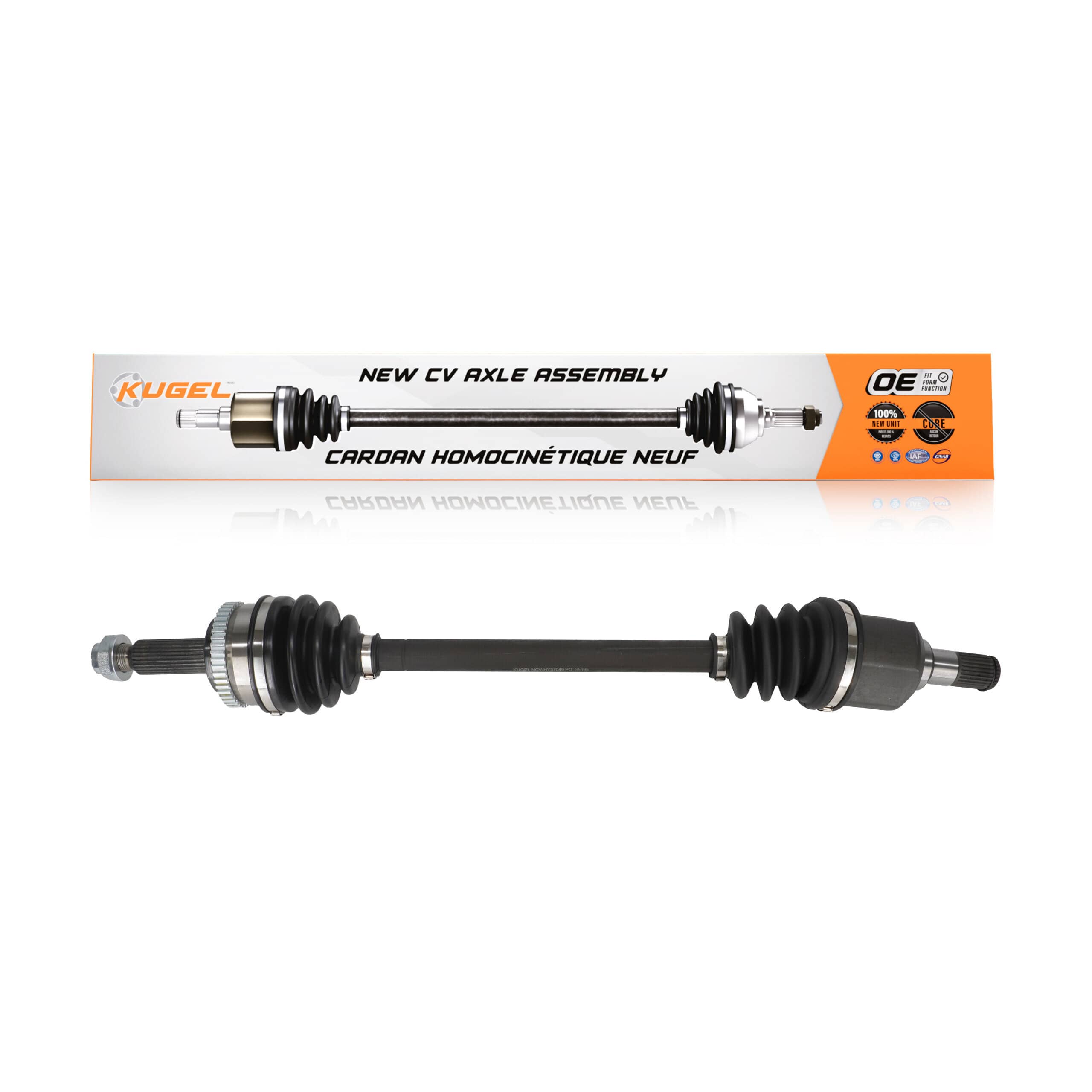 Kugel - NCV-HY37049 - Front Left CV Axle Shaft
