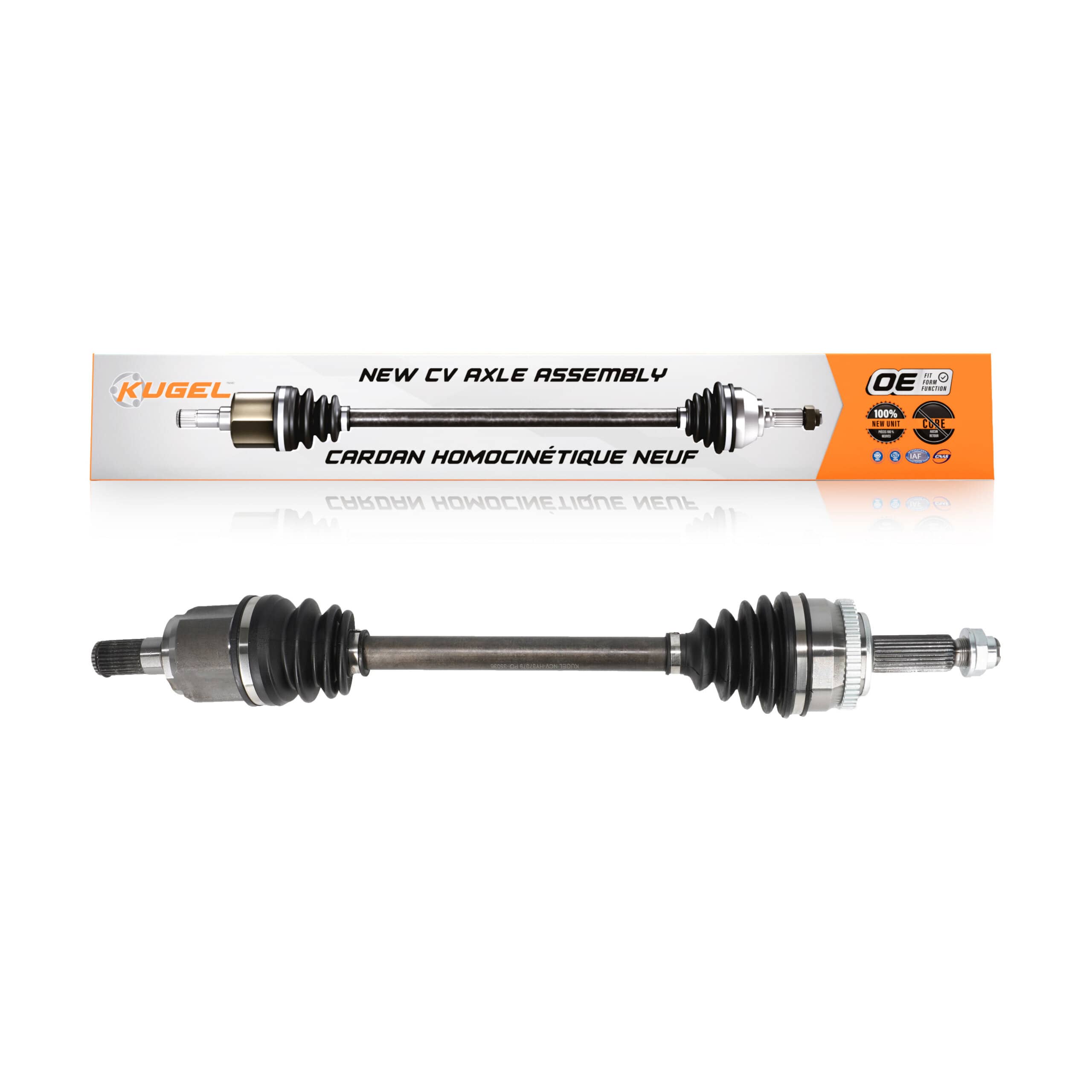 Kugel - NCV-HY37079 - Front Left CV Axle Shaft