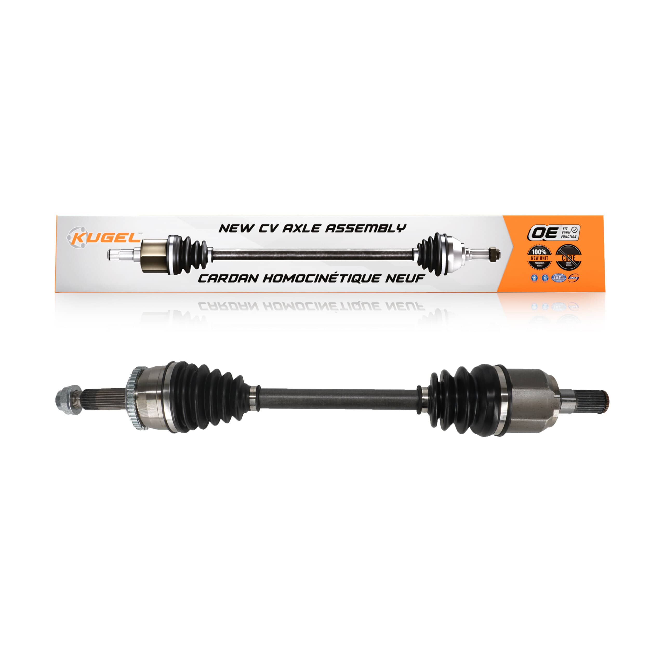 Kugel - NCV-HY37090 - Front Left CV Axle Shaft