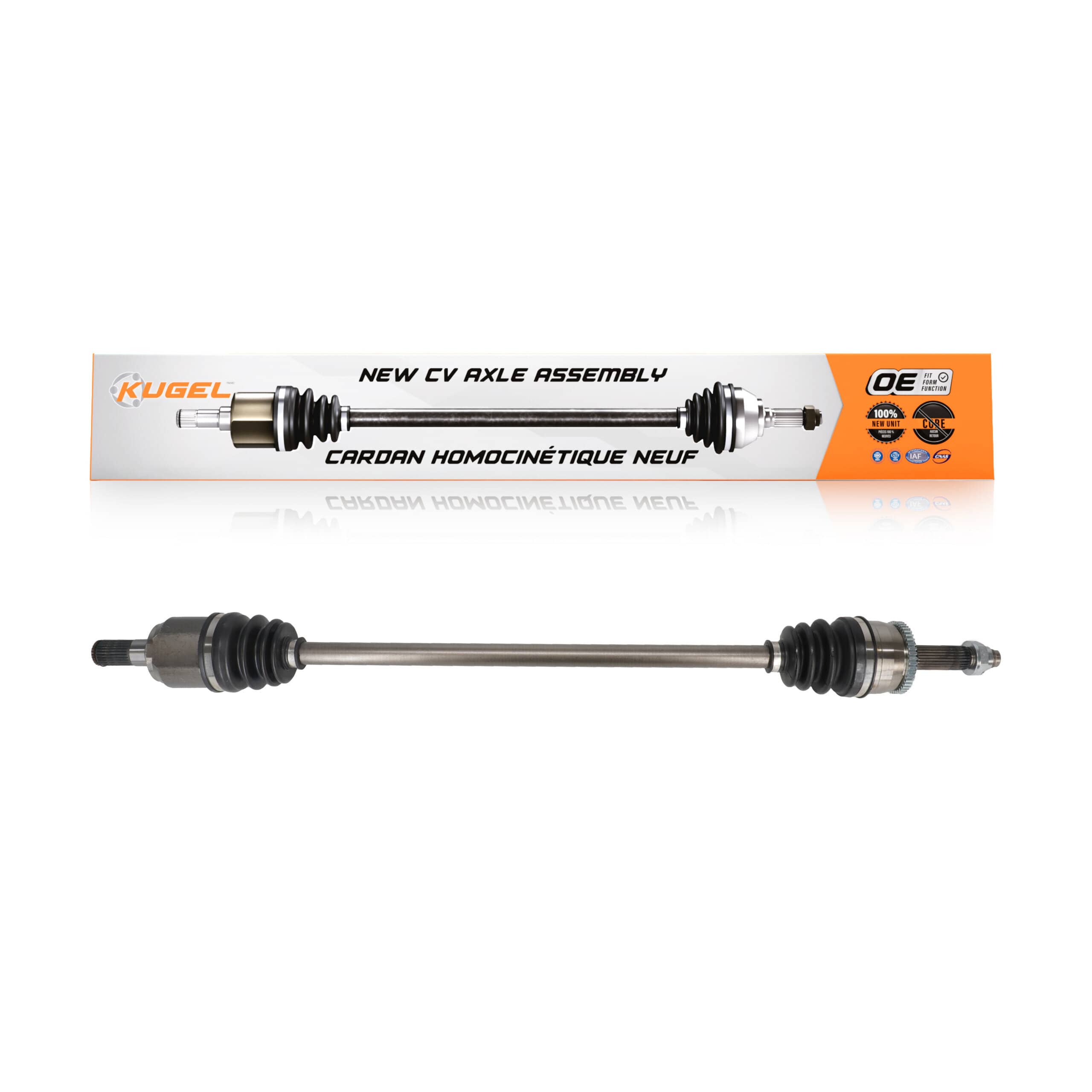 Kugel - NCV-HY37091 - Front Right CV Axle Shaft