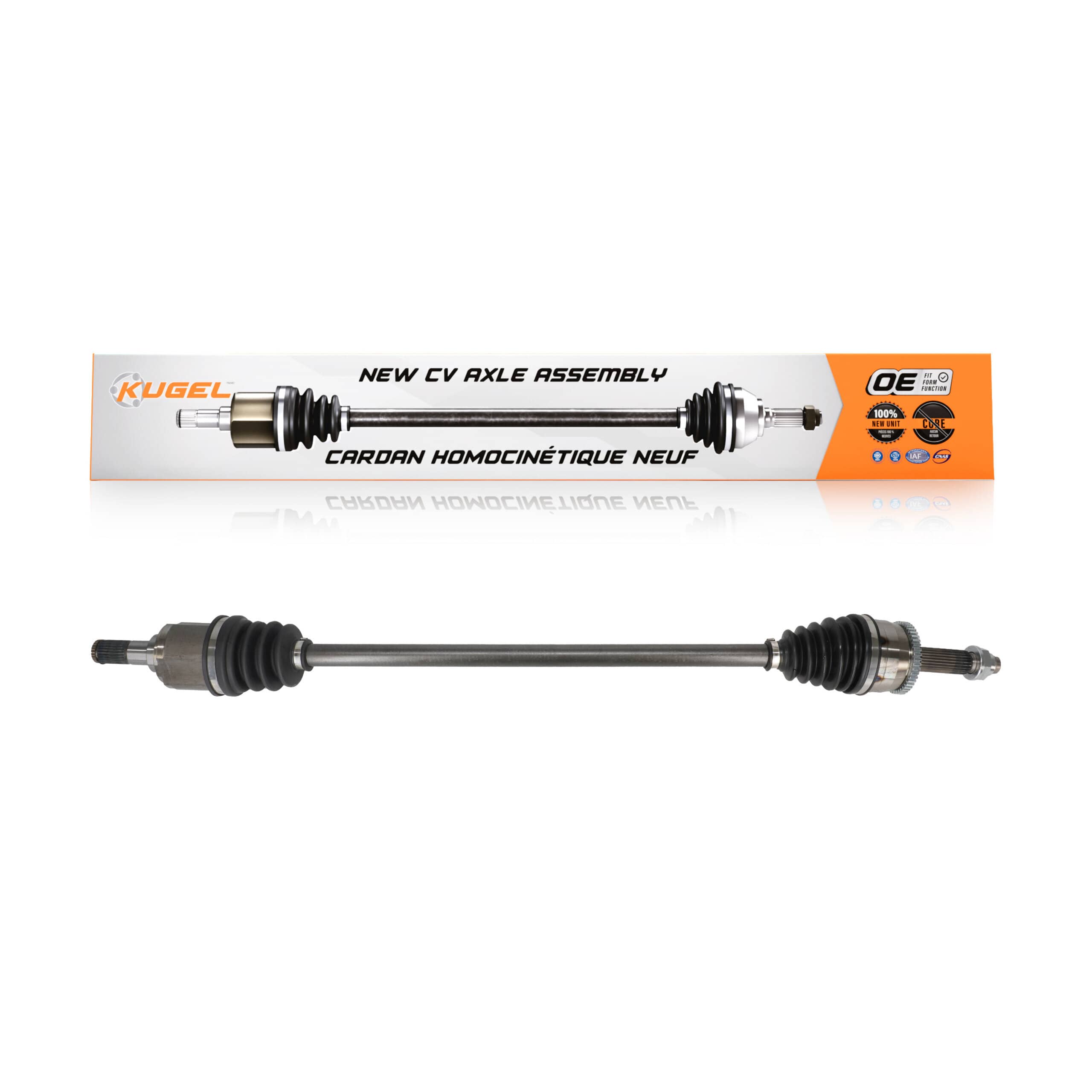 Kugel - NCV-HY37120 - Front Right CV Axle Shaft