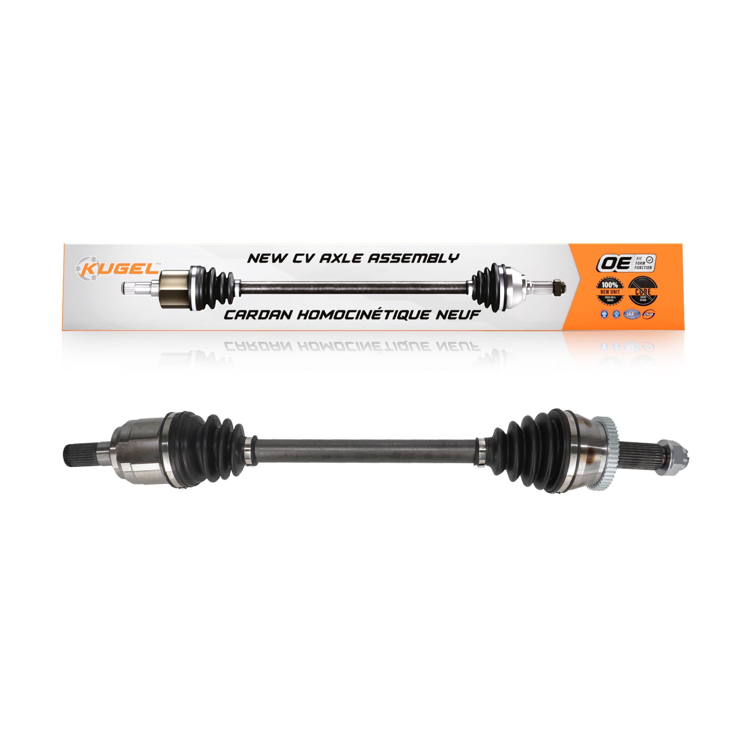Kugel - NCV-HY37124 - Front Left CV Axle Shaft