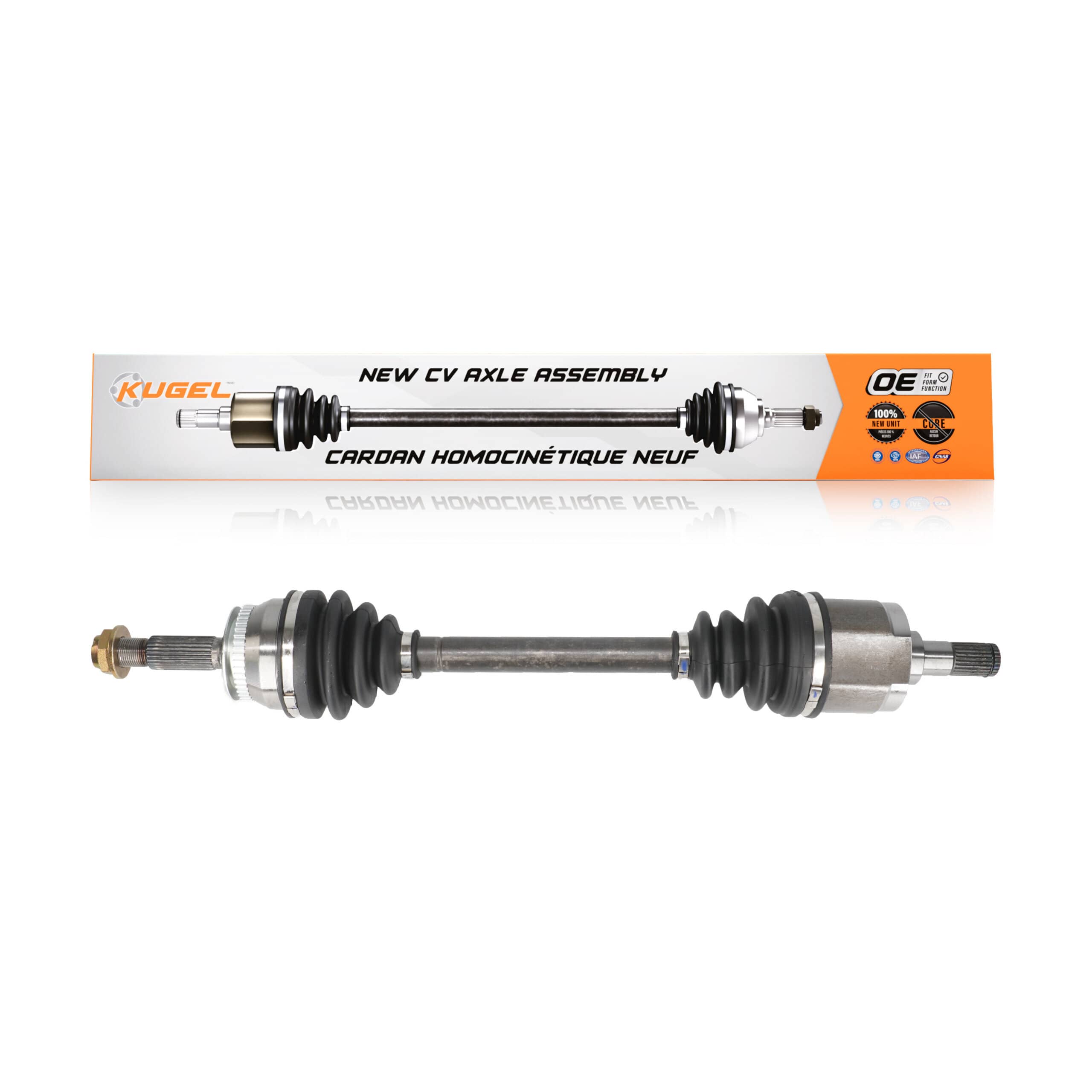 Kugel - NCV-HY37529 - Front Left CV Axle Shaft