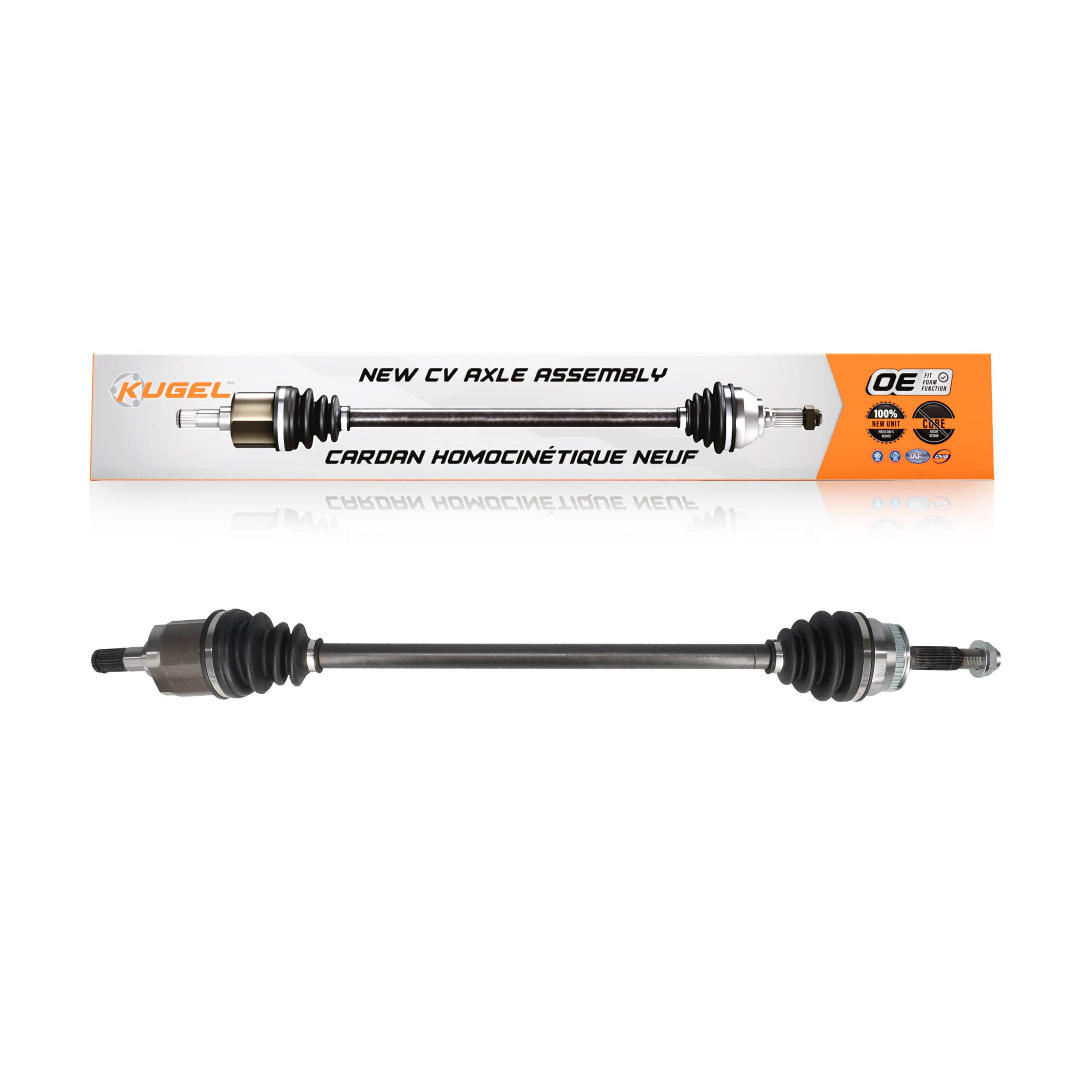 Kugel - NCV-HY37530 - Front Right CV Axle Shaft