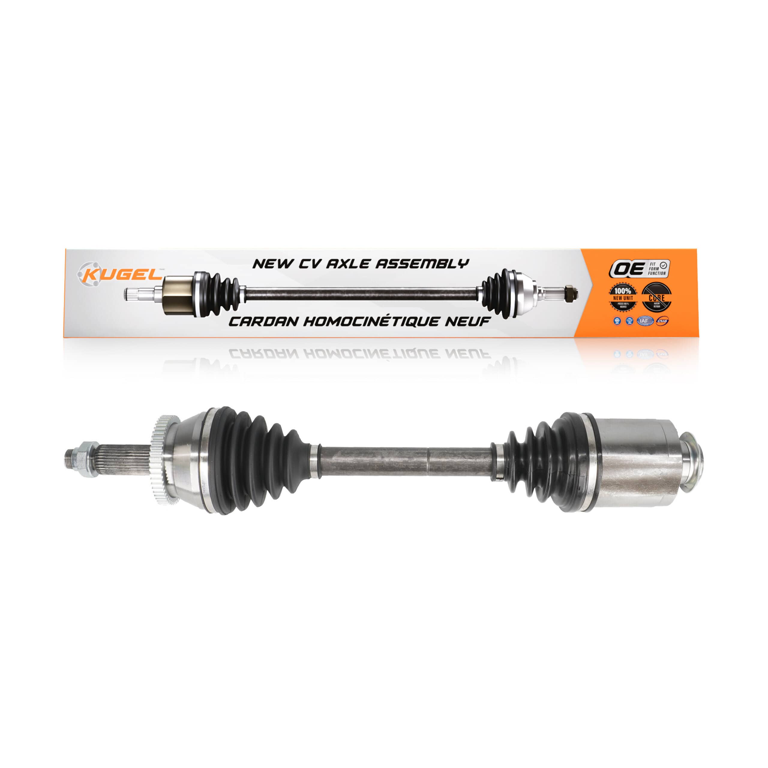 Kugel - NCV-HY75075 - Front Right CV Axle Shaft