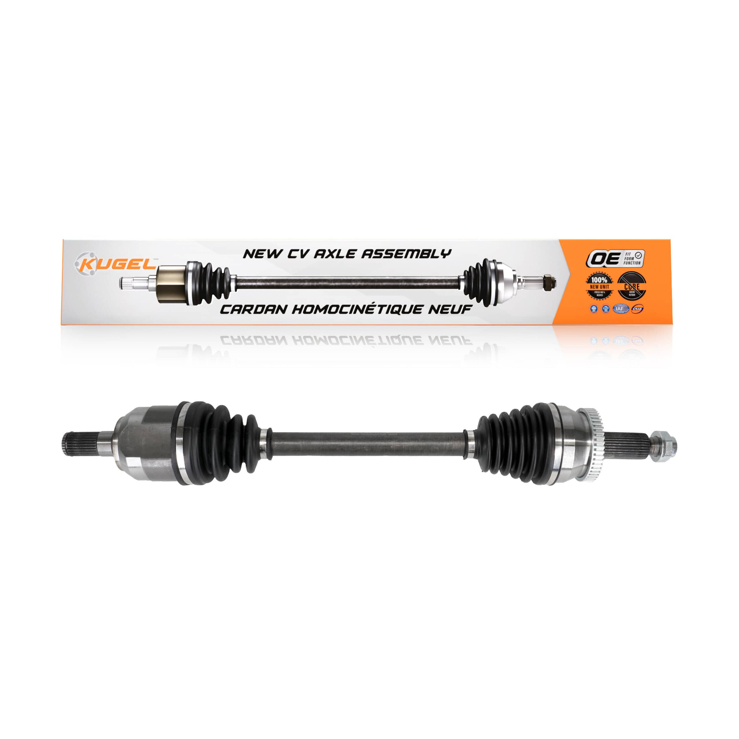 Kugel - NCV-HY75078 - Front Left CV Axle Shaft