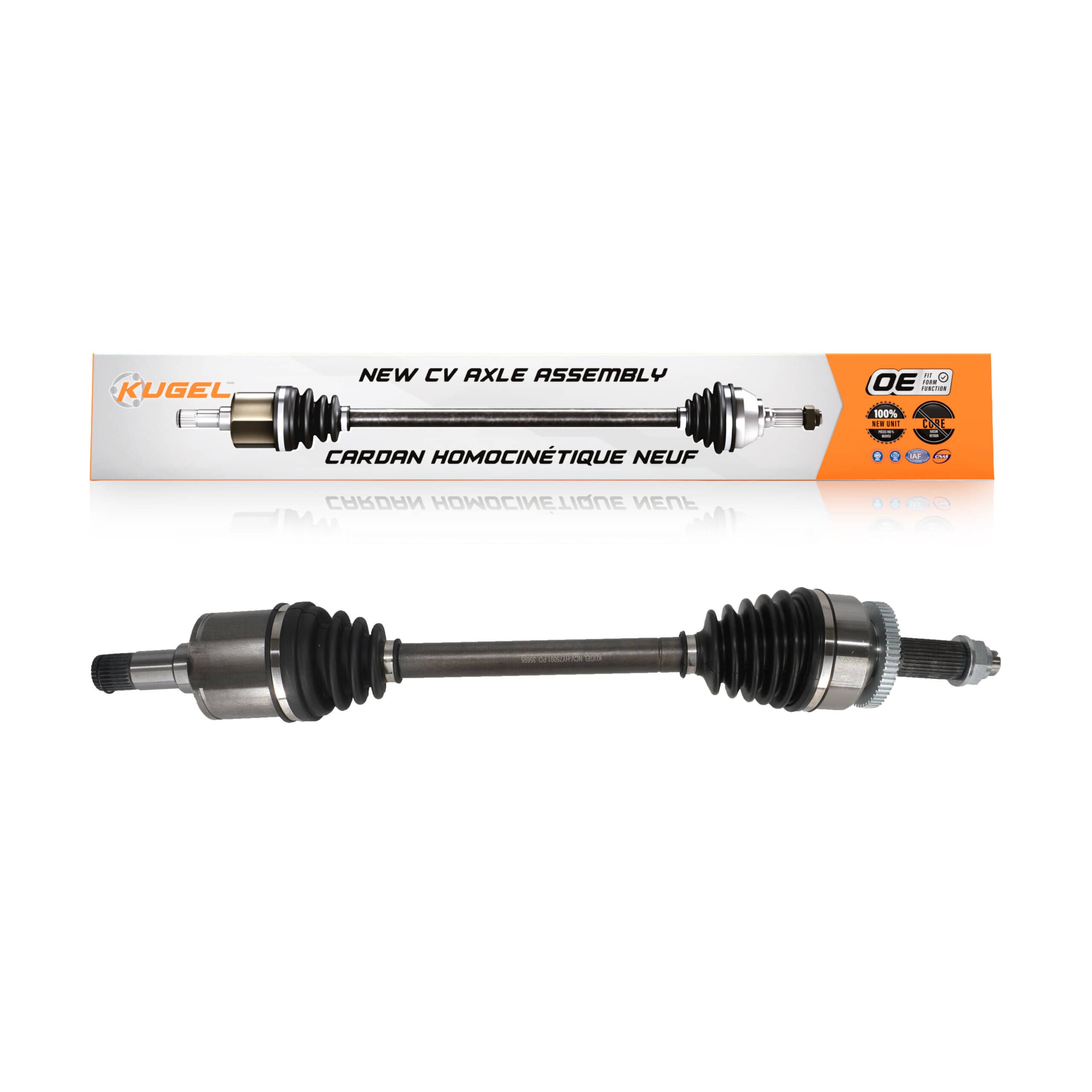 Kugel - NCV-HY75091 - Front Left CV Axle Shaft
