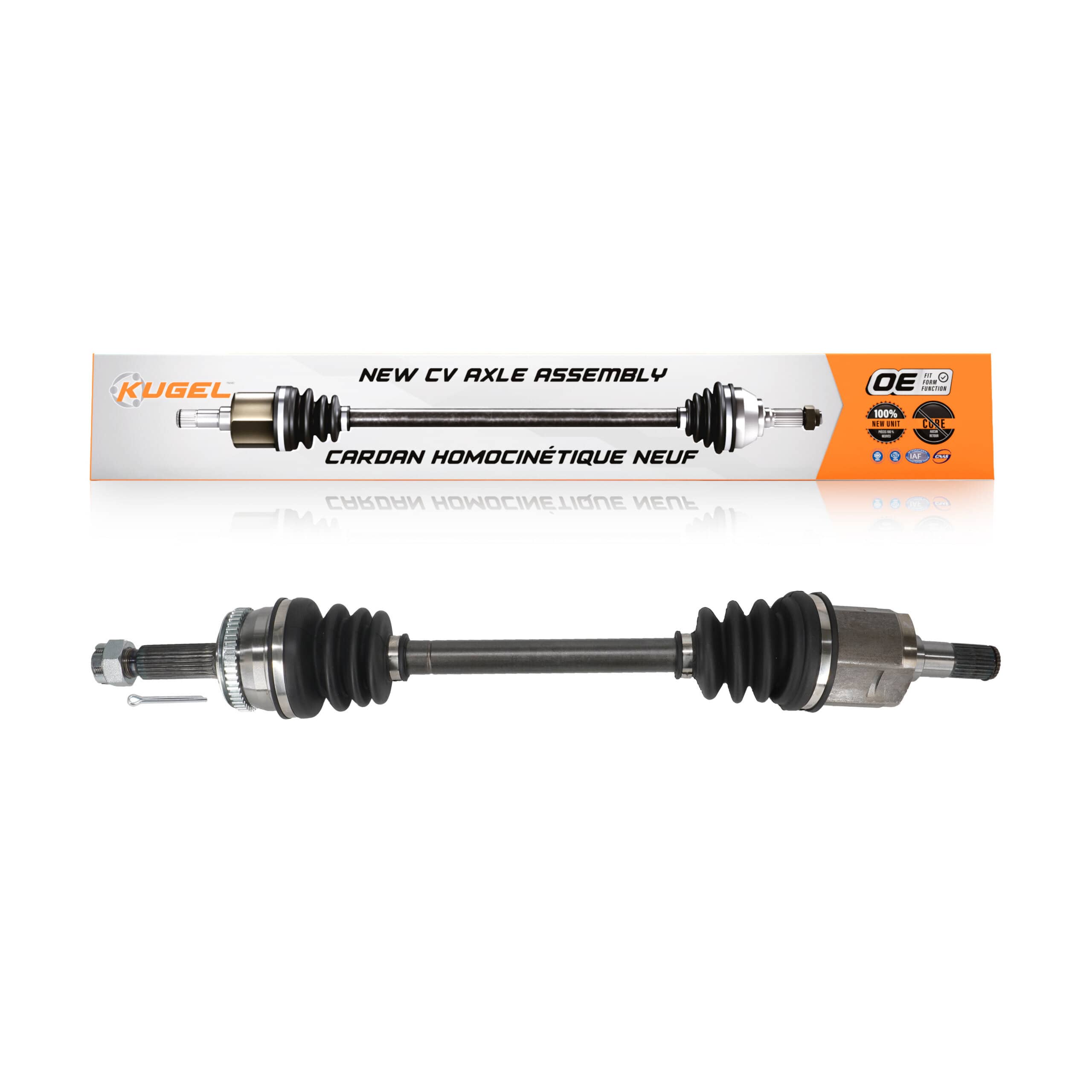 Kugel - NCV-HY75528 - Front Left CV Axle Shaft