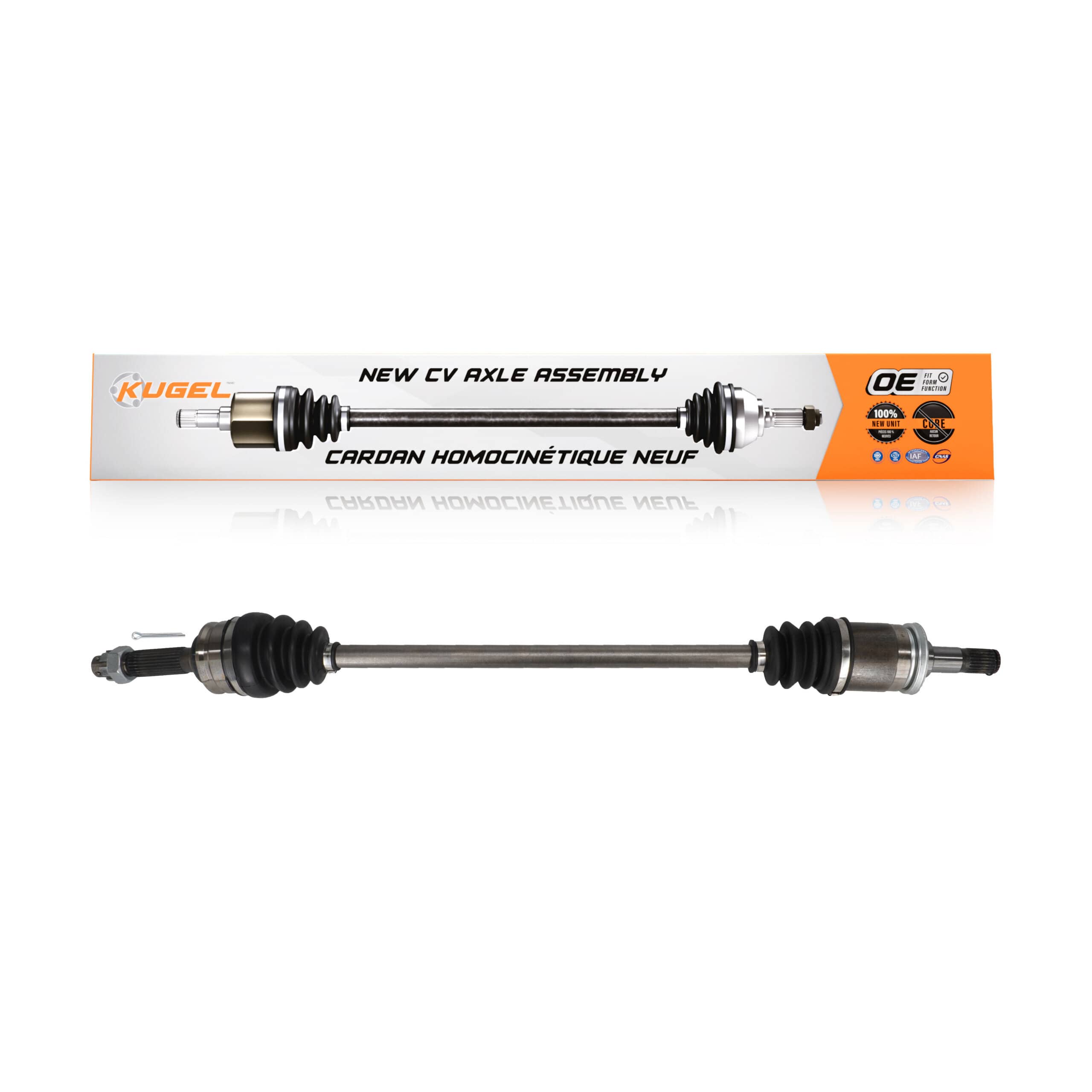 Kugel - NCV-MI10154 - Rear Right CV Axle Shaft