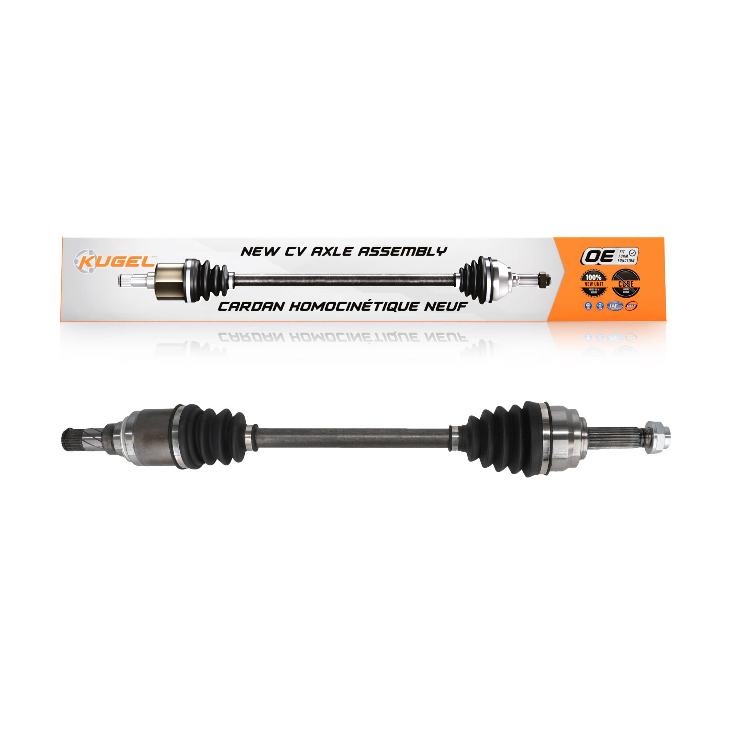 Kugel - NCV-MI53082 - Front Left CV Axle Shaft