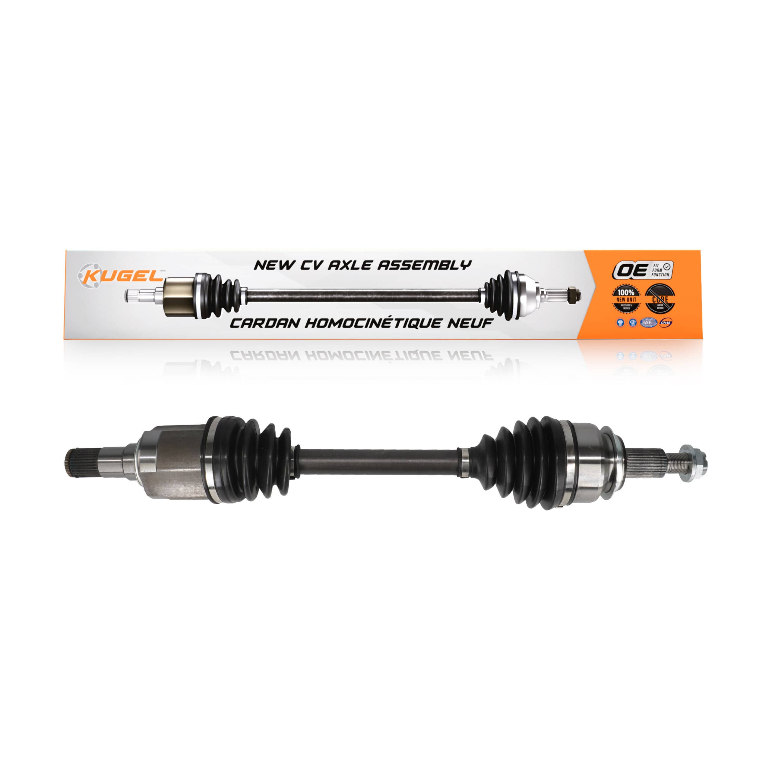 Kugel - NCV-MZ47032 - Front Left CV Axle Shaft