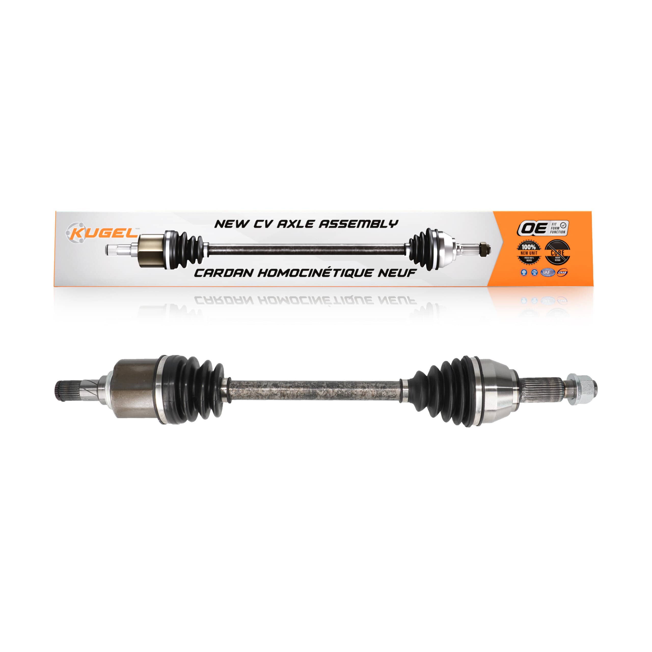 Kugel - NCV-NI53023 - Front Left CV Axle Shaft
