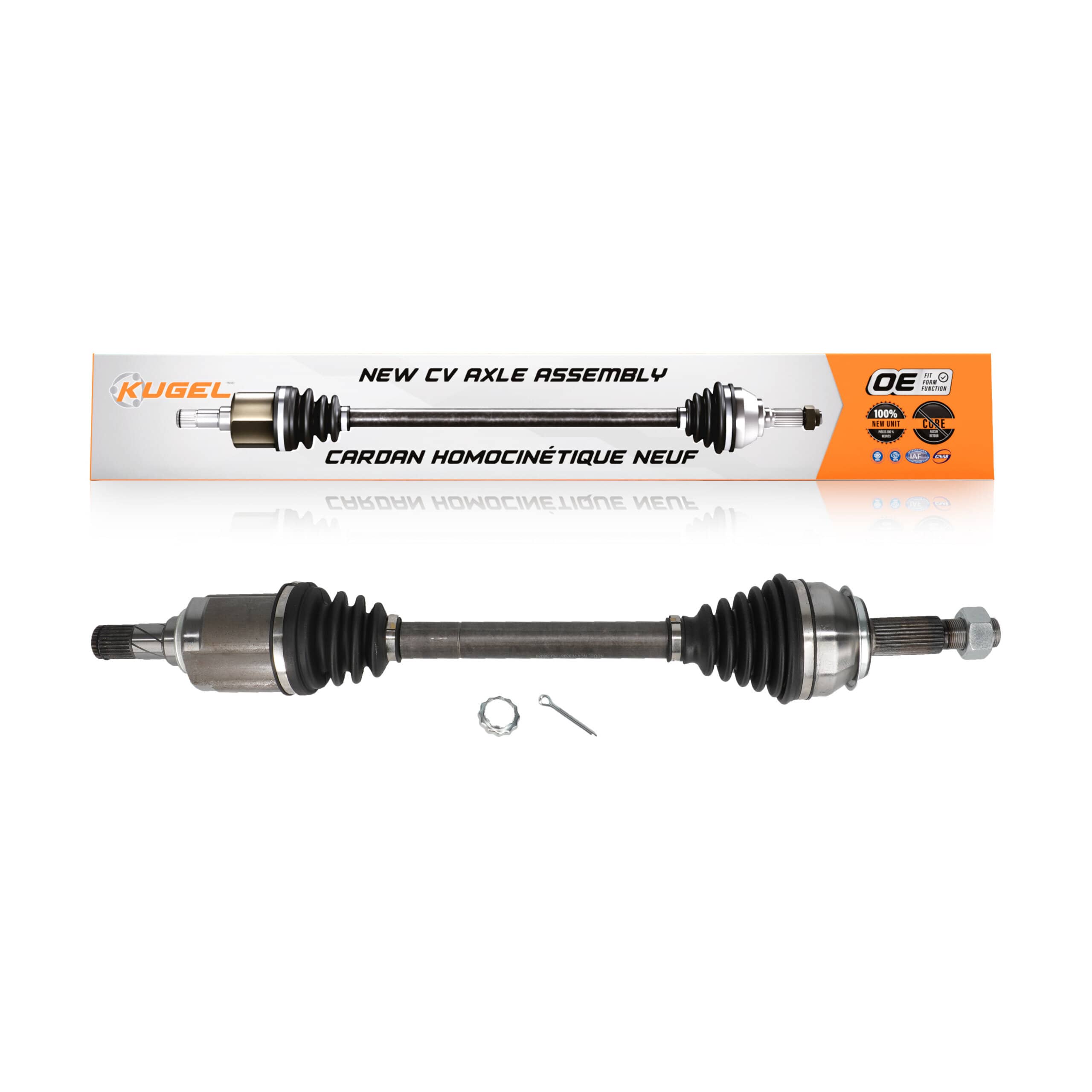 Kugel - NCV-NI53051 - Front Left CV Axle Shaft