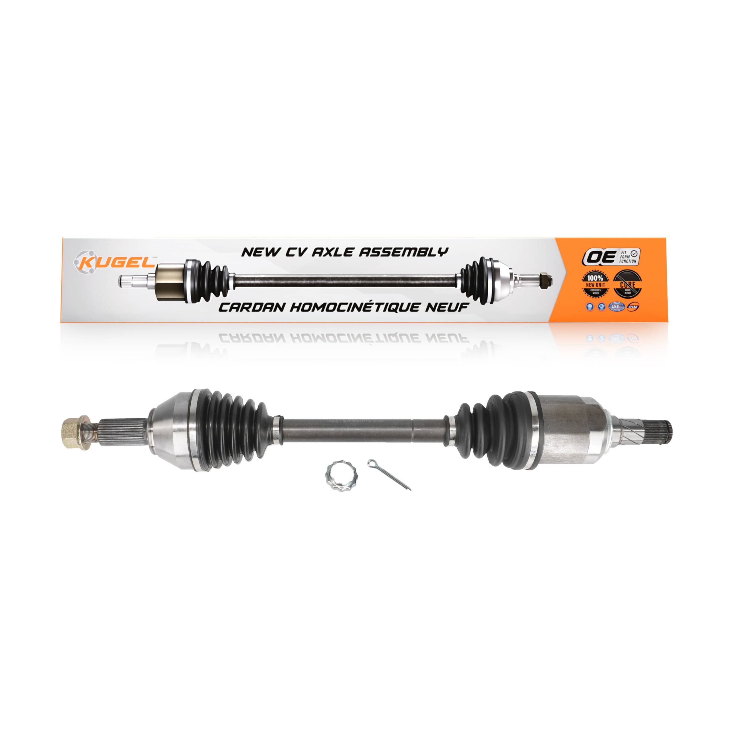 Kugel - NCV-NI53115 - Front Left CV Axle Shaft