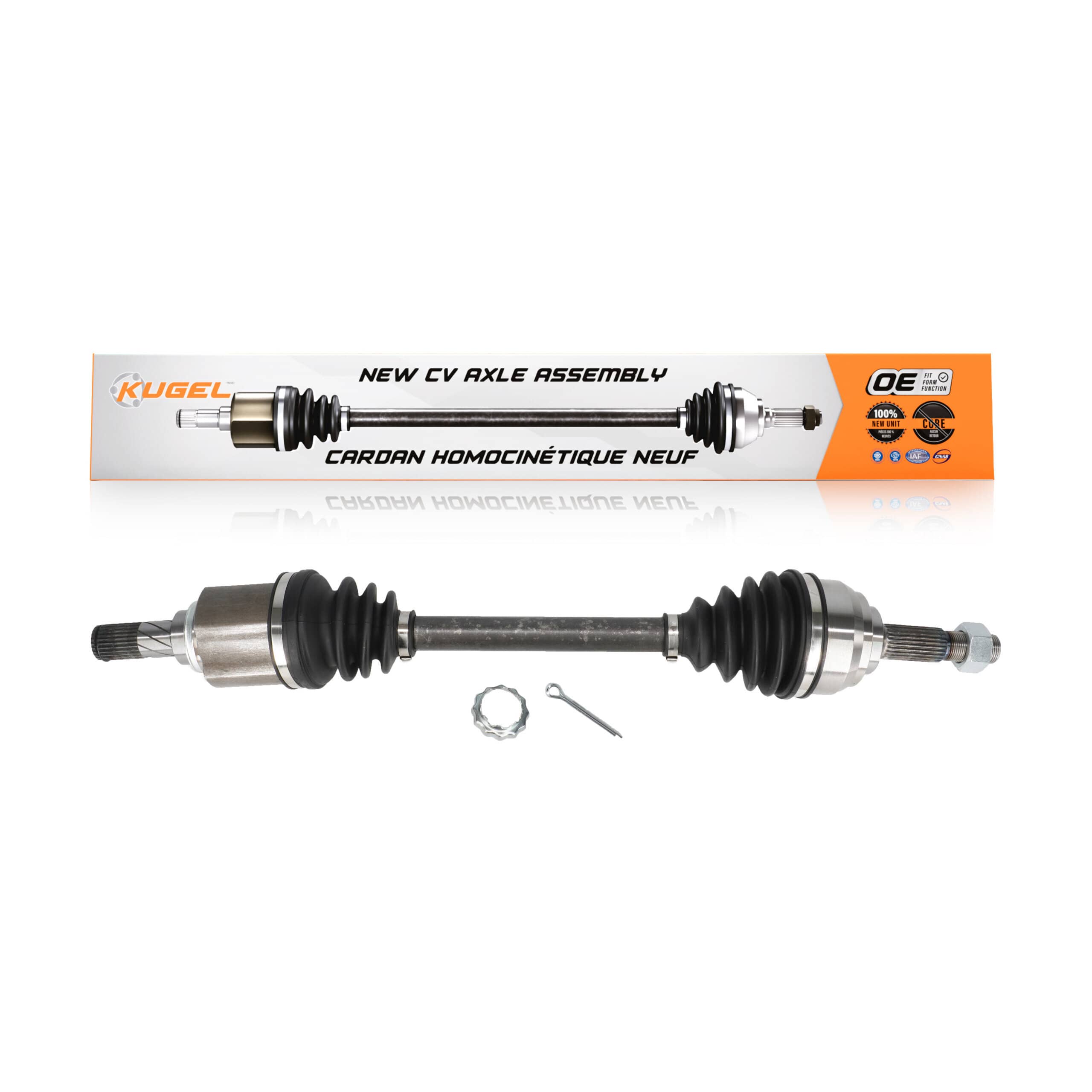 Kugel - NCV-NI53119 - Front Left CV Axle Shaft