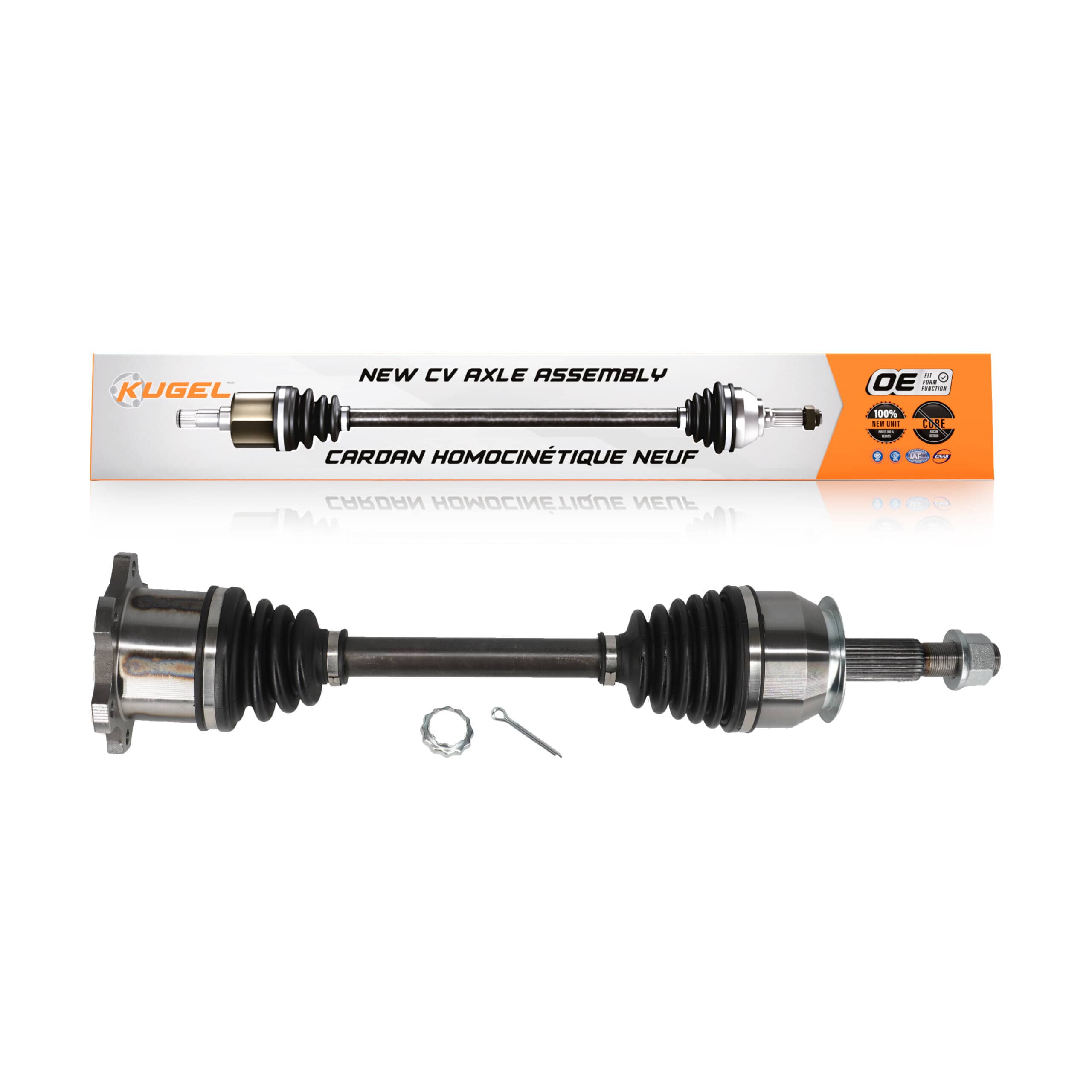 Kugel - NCV-NI53595 - Front Left CV Axle Shaft