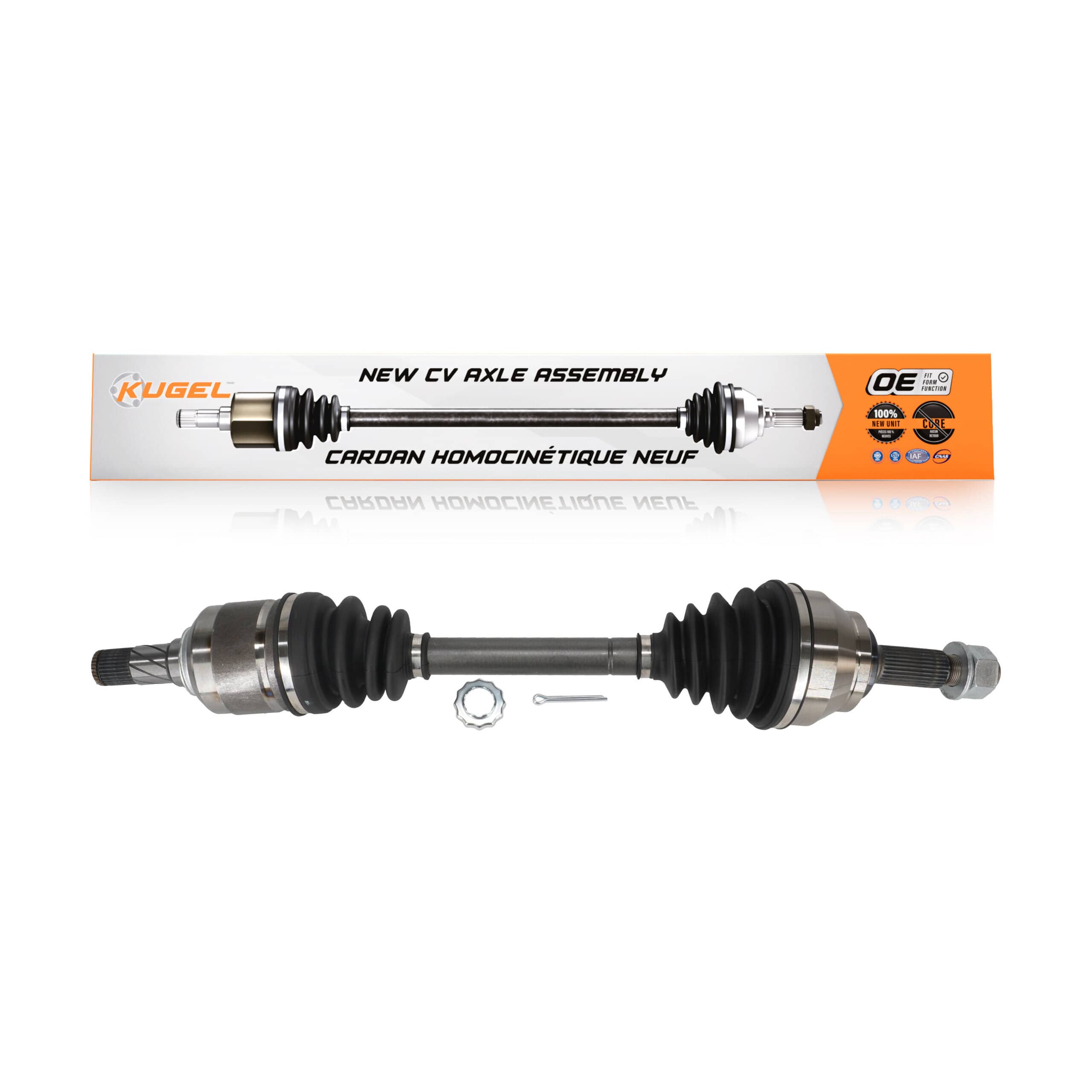 Kugel - NCV-NI53599 - Front Left CV Axle Shaft