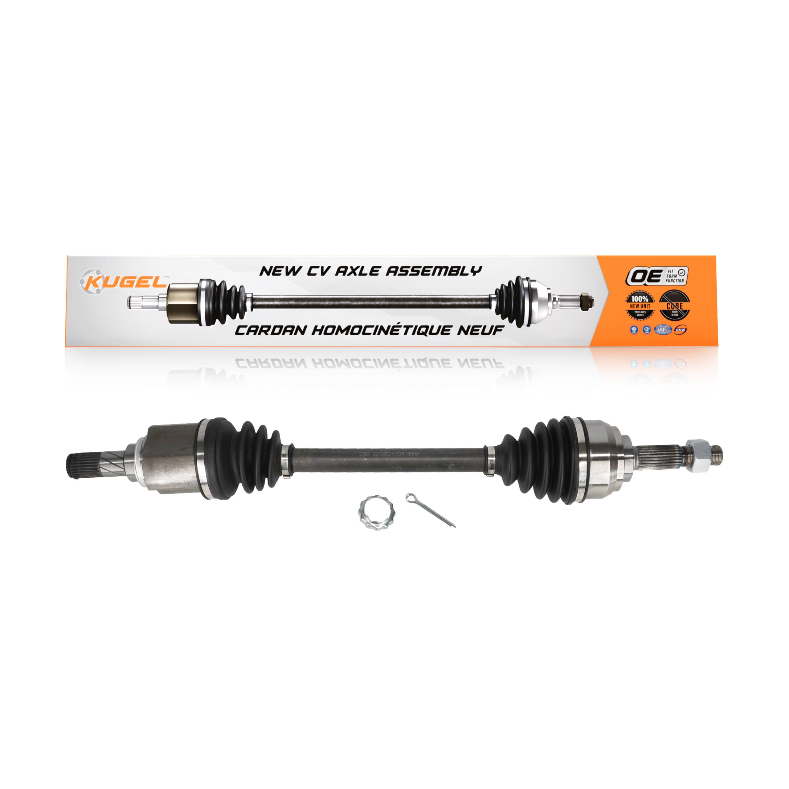 Kugel - NCV-NI53905 - Front Left CV Axle Shaft