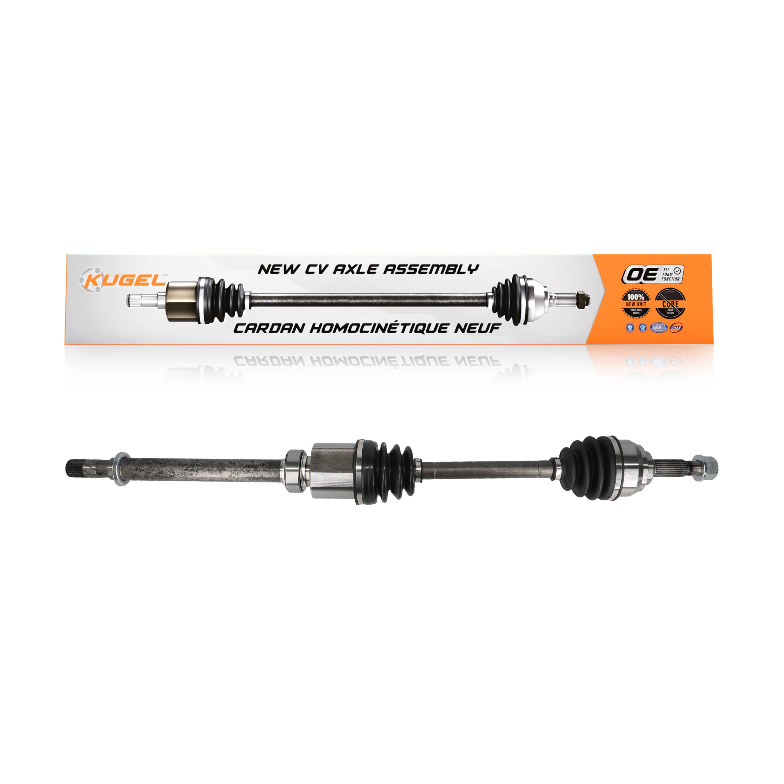 Kugel - NCV-NI53910 - Front Right CV Axle Shaft