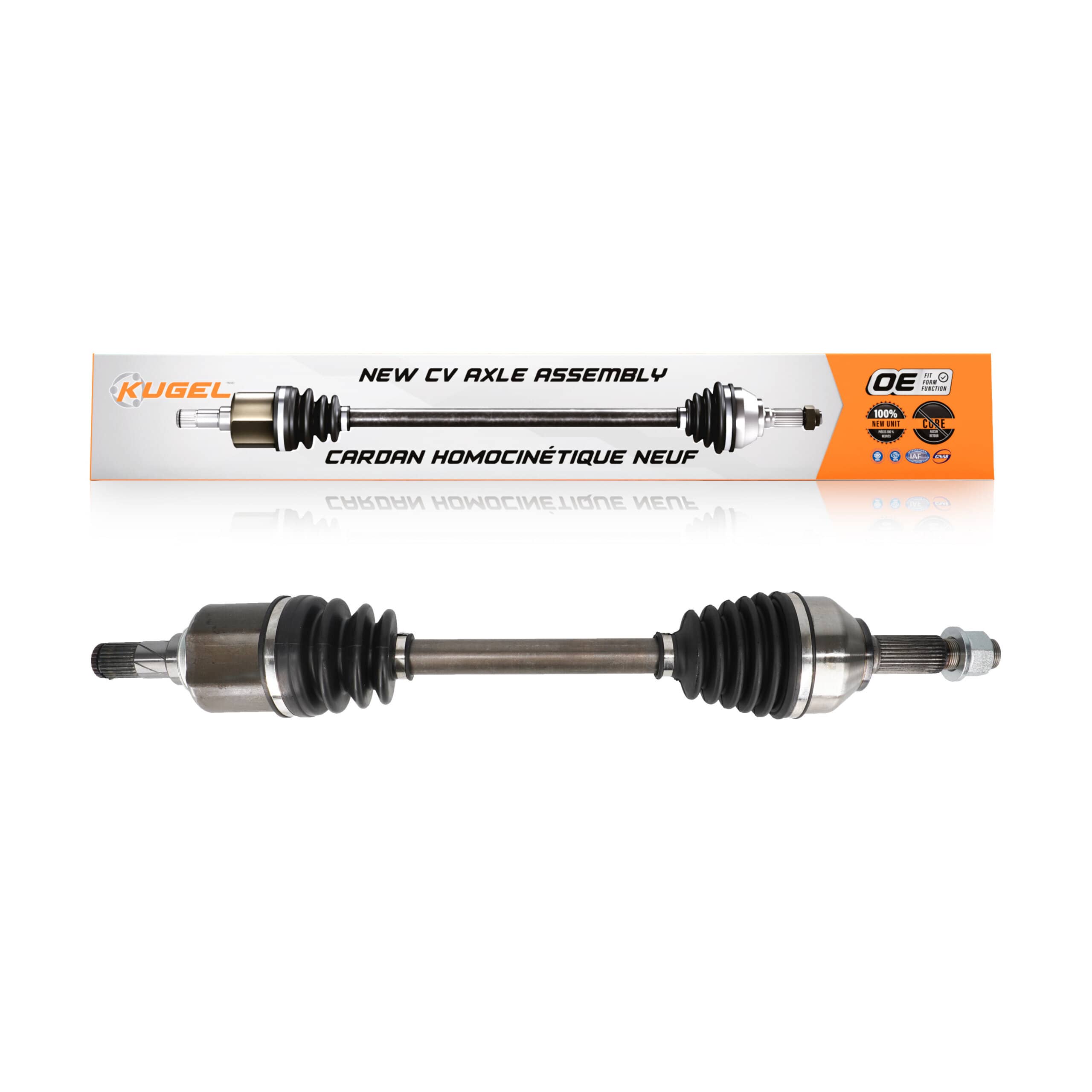 Kugel - NCV-NI53911 - Front Left CV Axle Shaft