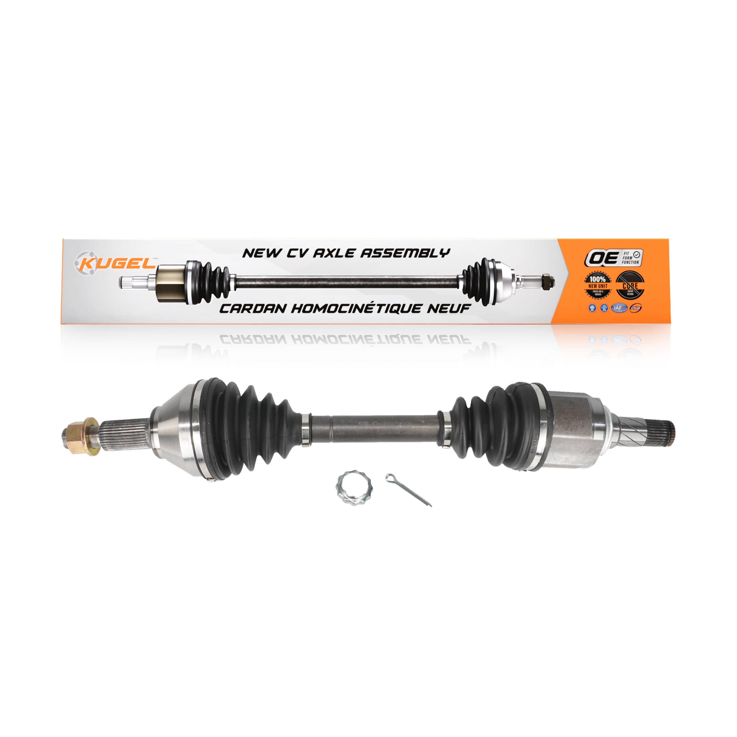 Kugel - NCV-NI53913 - Front Left CV Axle Shaft