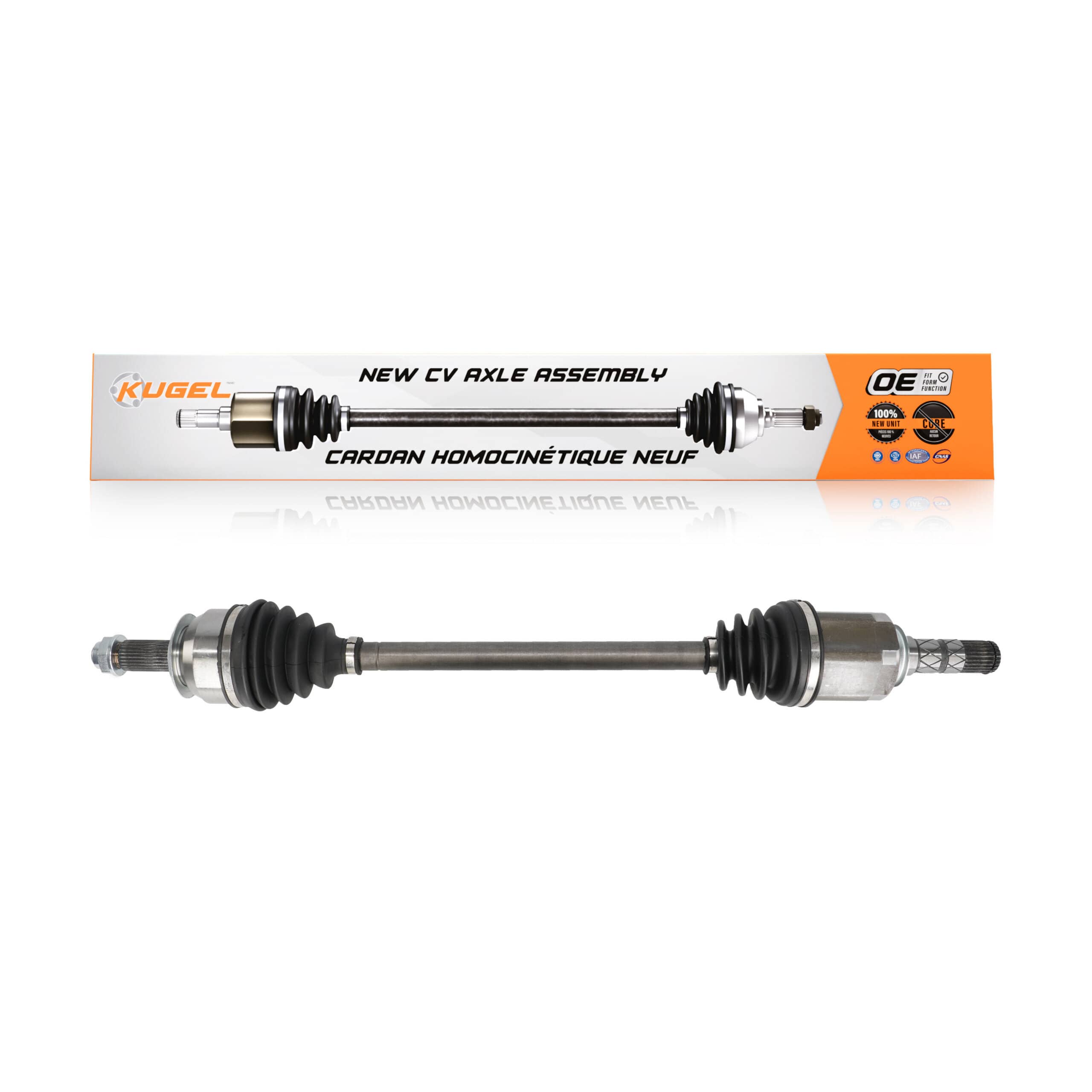 Kugel - NCV-SB66002 - Front Left CV Axle Shaft