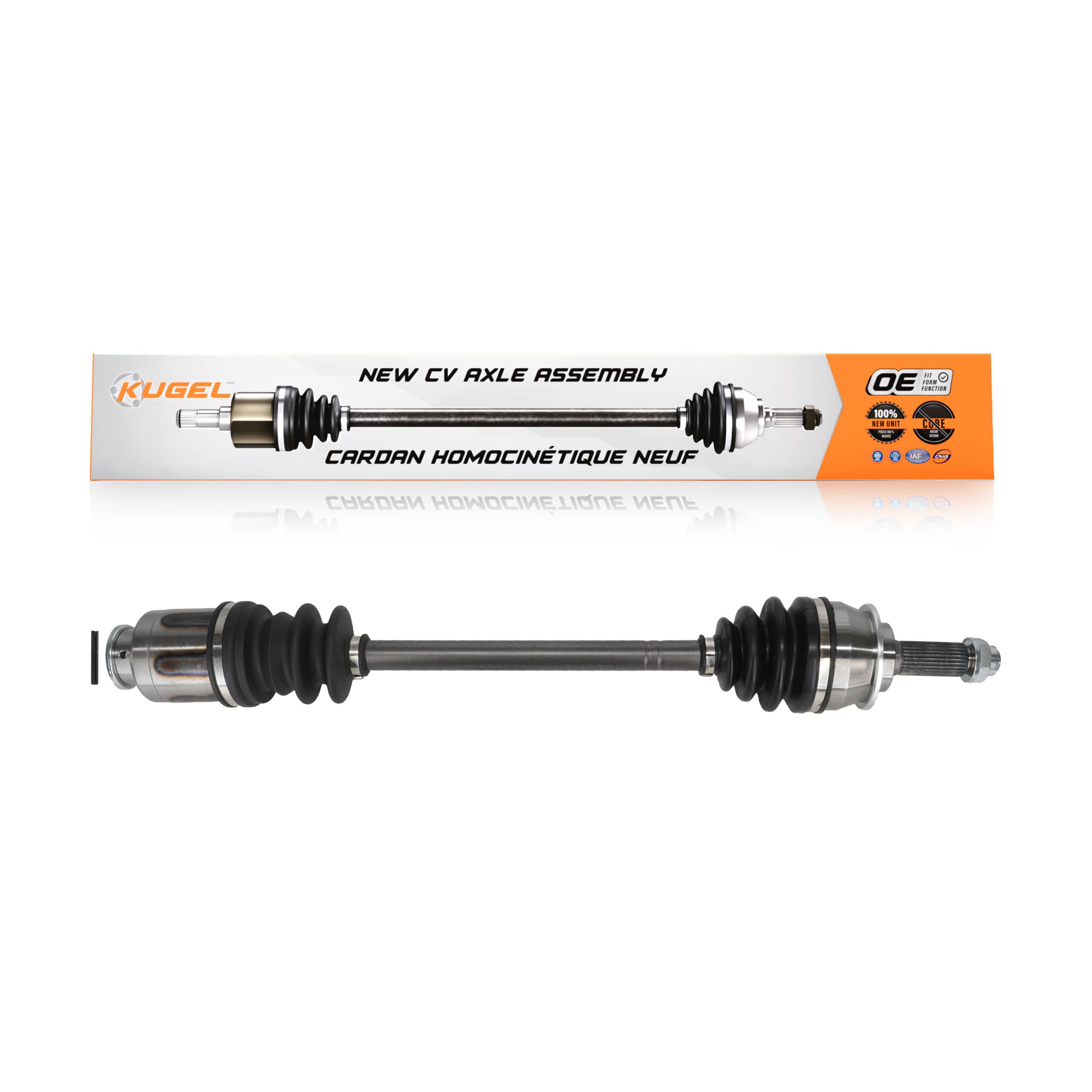 Kugel - NCV-SB66037 - Front Right CV Axle Shaft