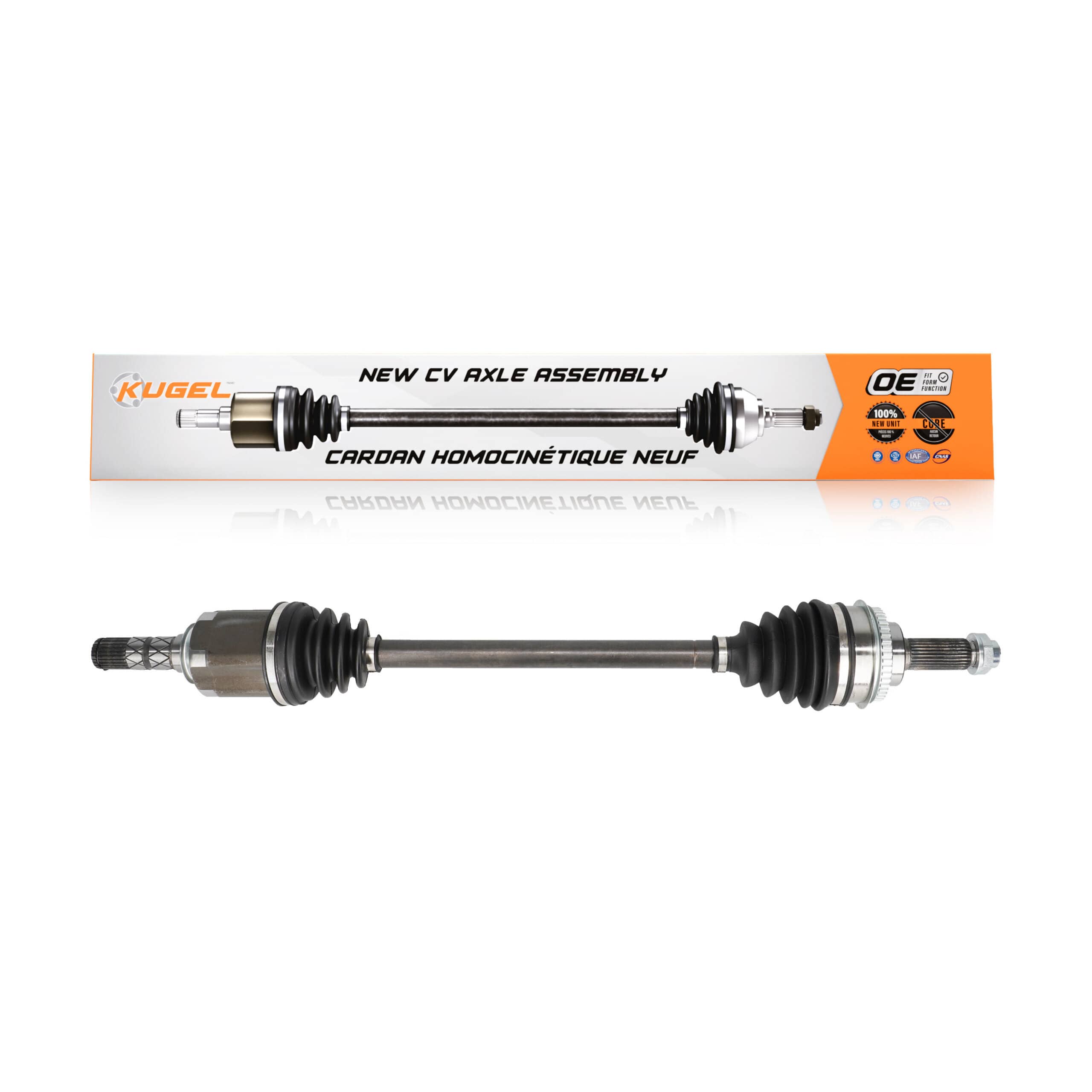 Kugel - NCV-SB66503 - Front Left CV Axle Shaft