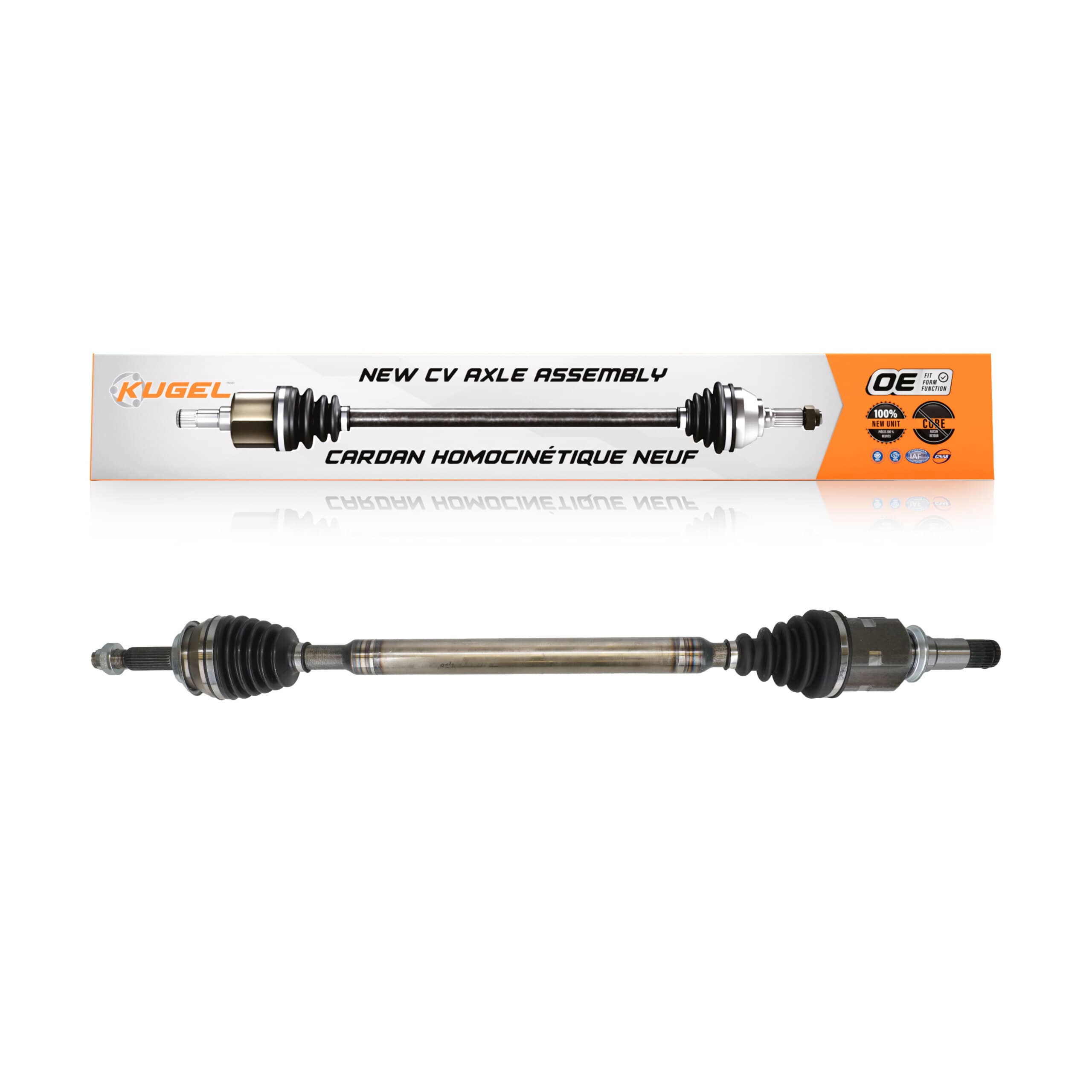 Kugel - NCV-TO69021 - Front Right CV Axle Shaft