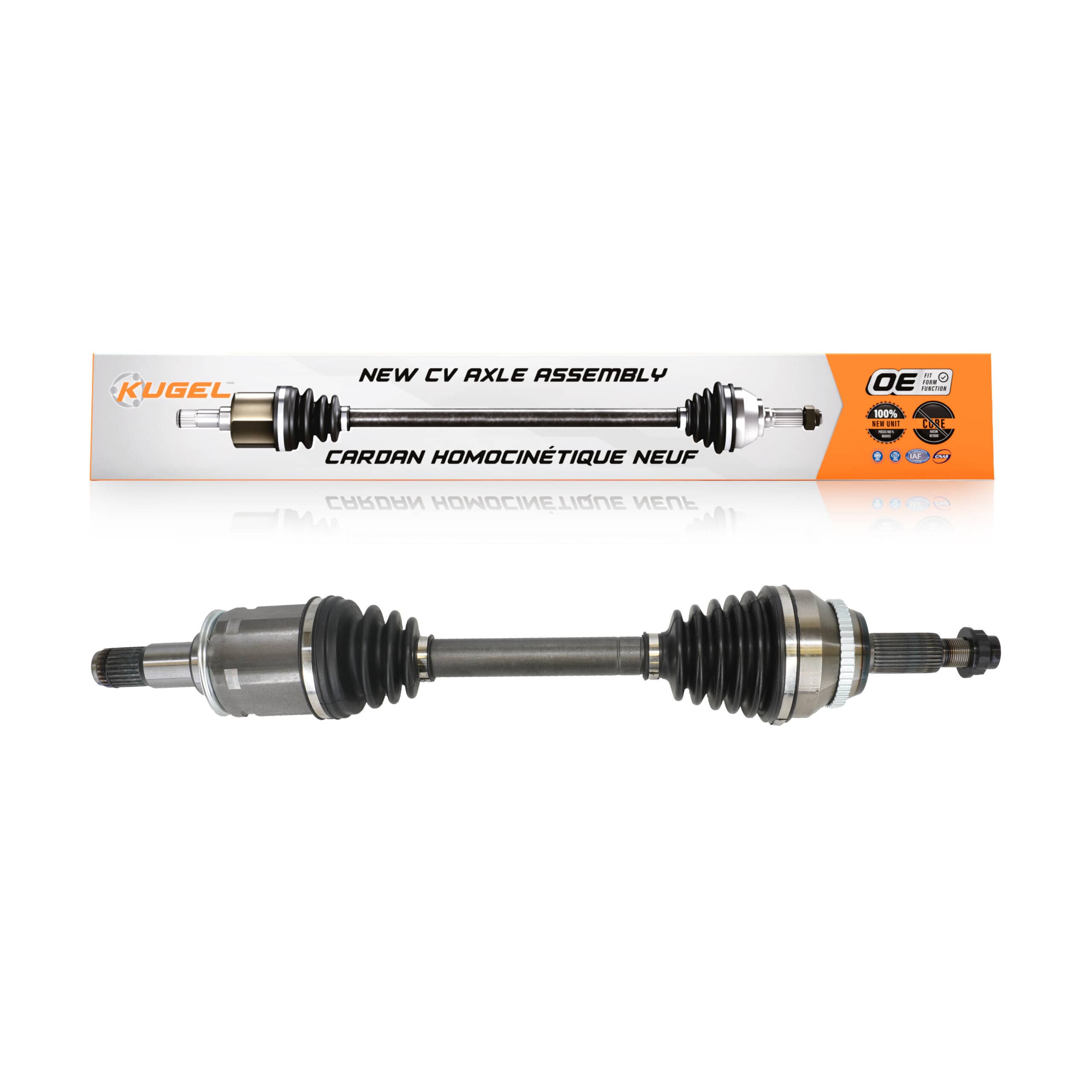 Kugel - NCV-TO69057 - Front Left CV Axle Shaft
