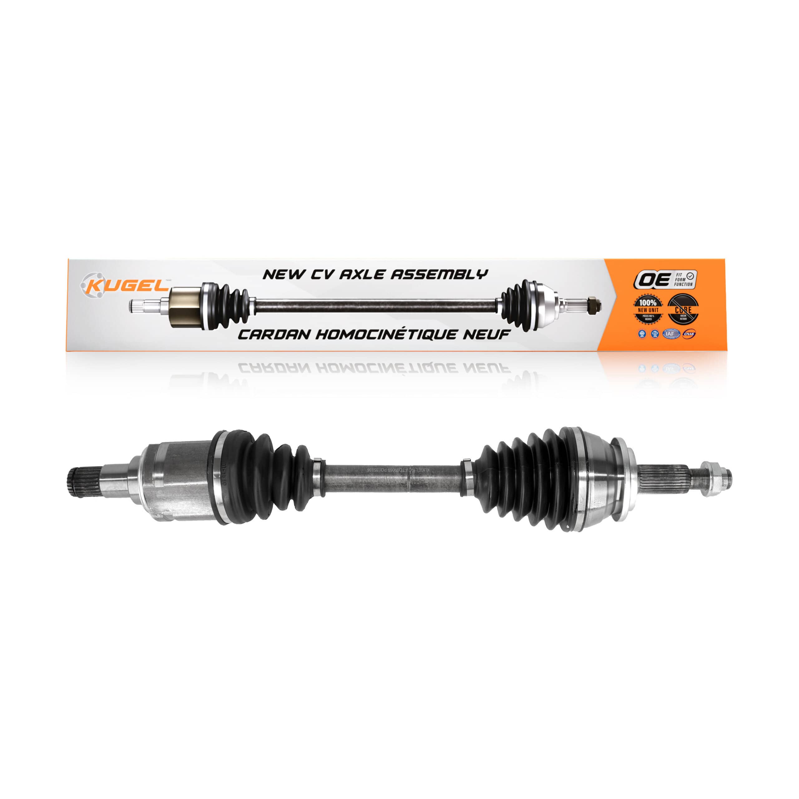 Kugel - NCV-TO69069 - Front Left CV Axle Shaft