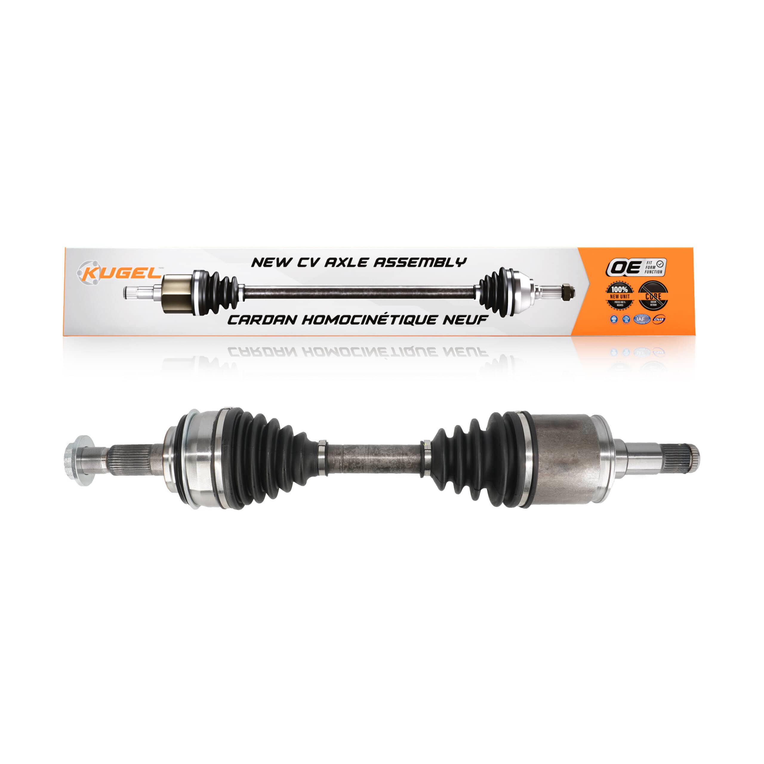 Kugel - NCV-TO69164 - Front Right CV Axle Shaft