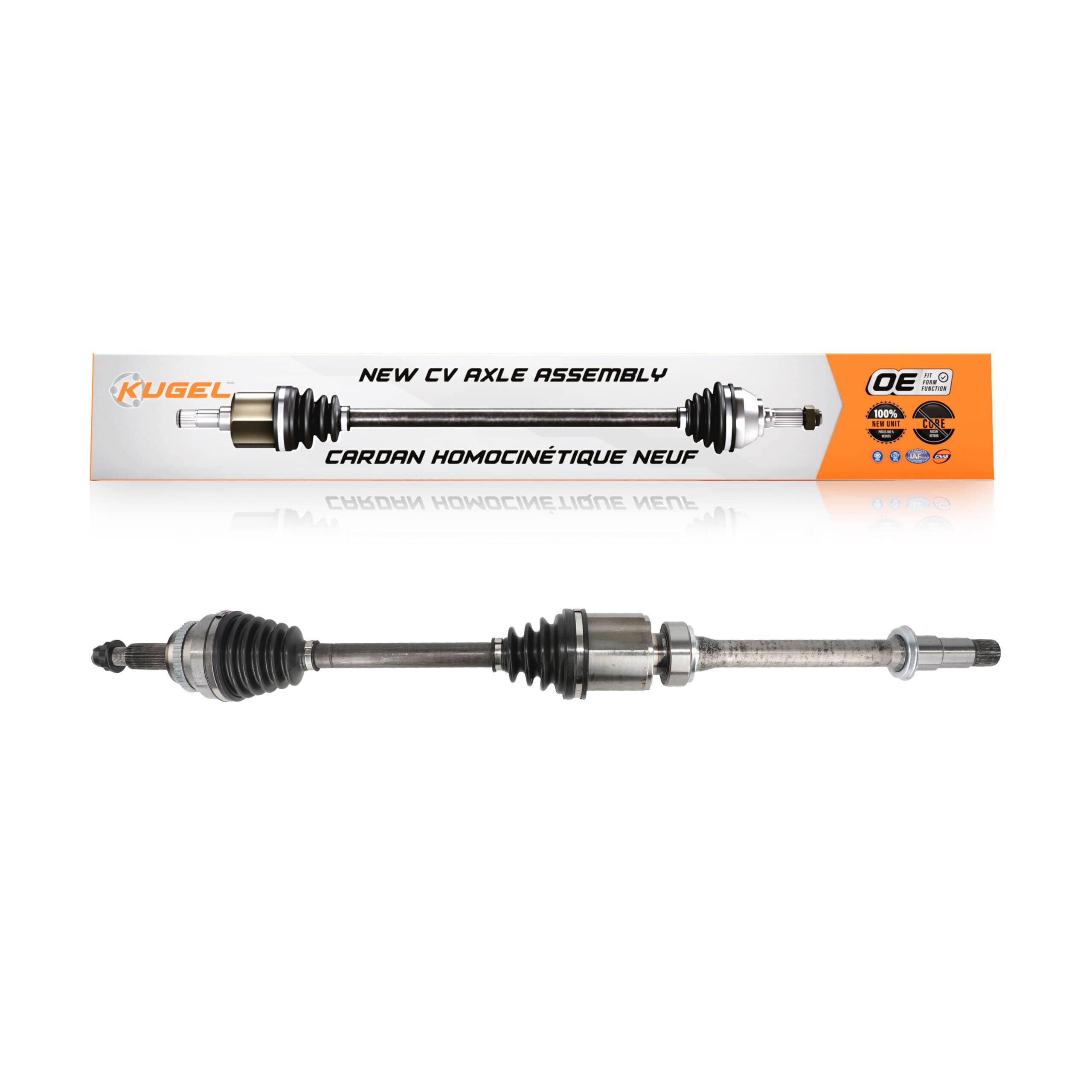 Kugel - NCV-TO69167 - Front Right CV Axle Shaft