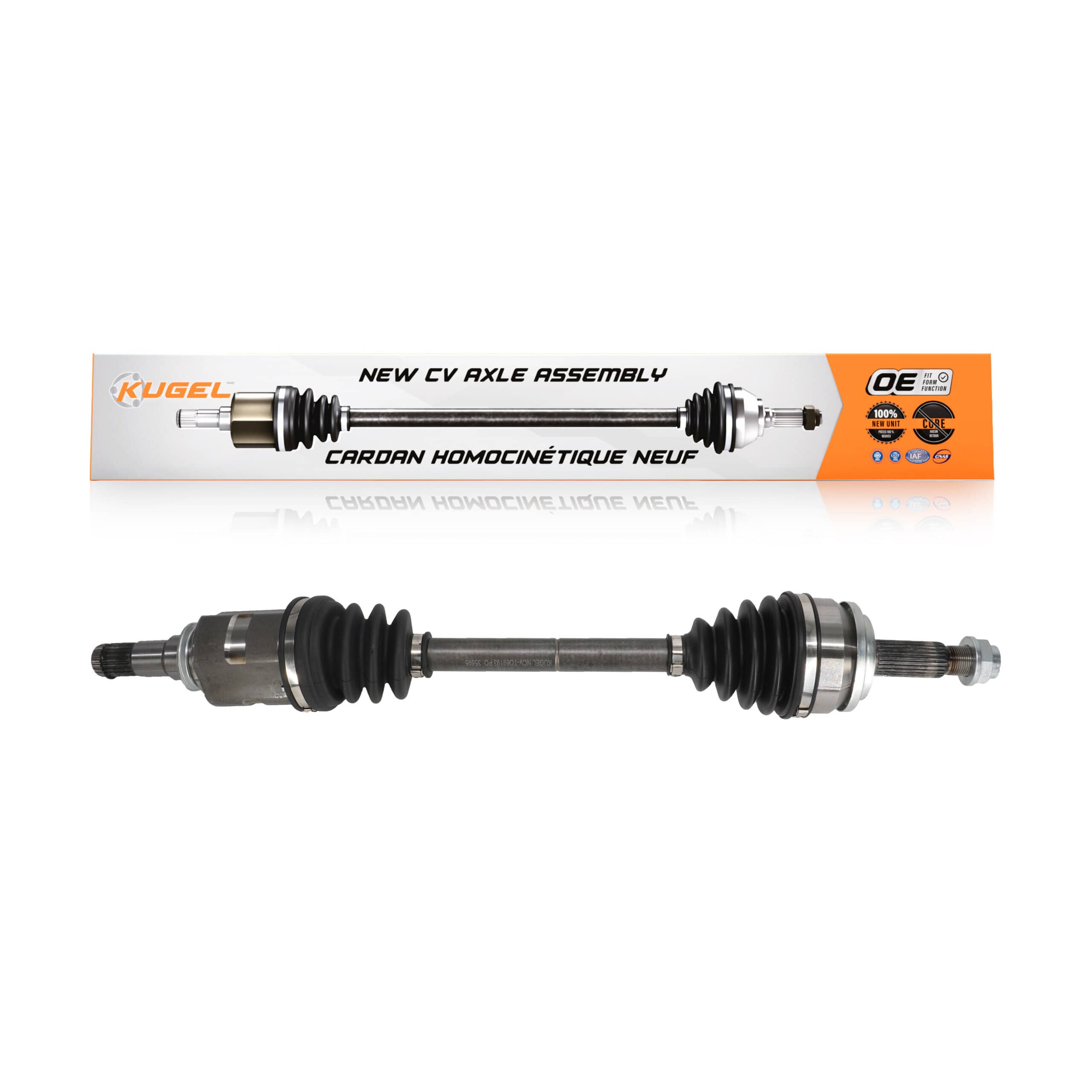 Kugel - NCV-TO69193 - Front Left CV Axle Shaft