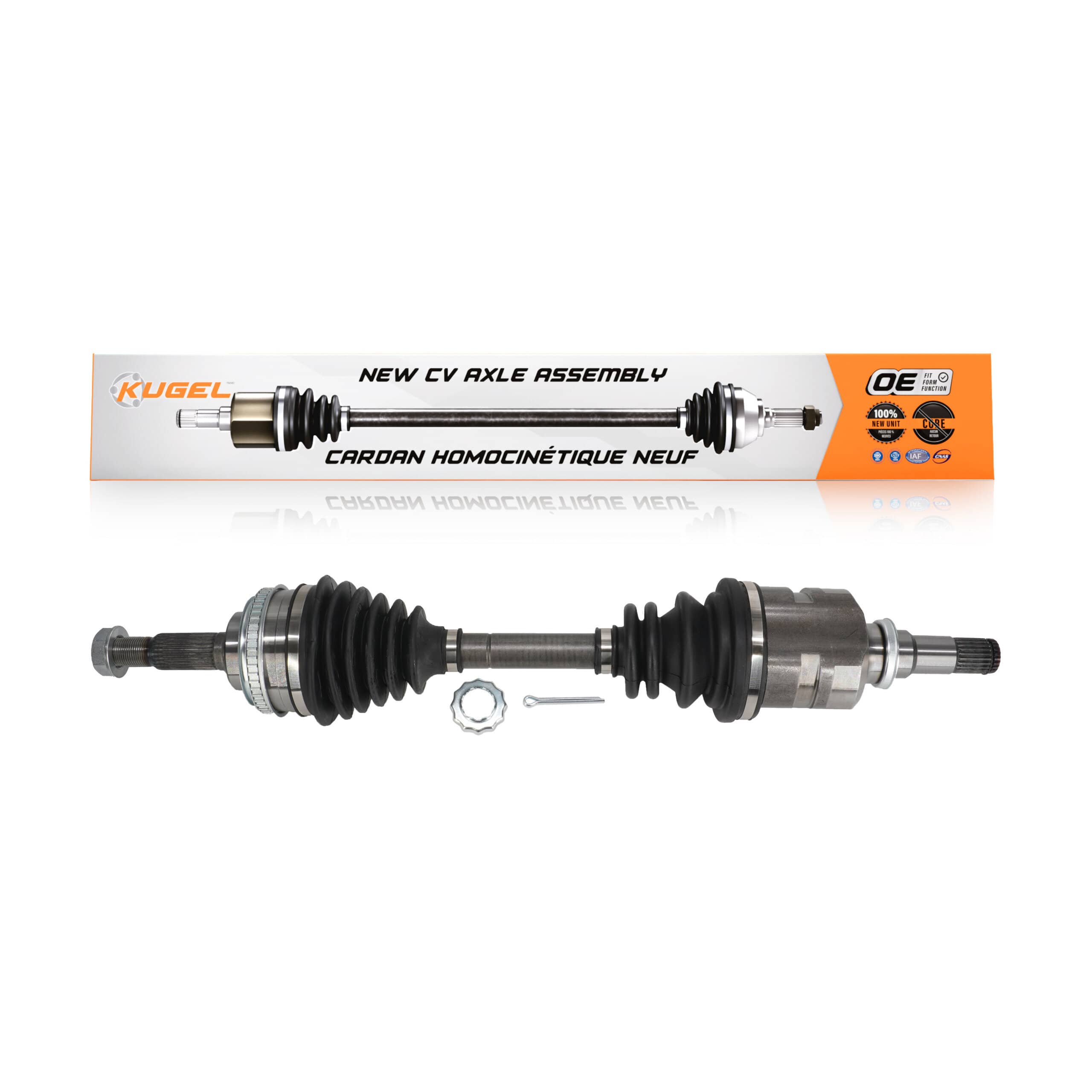 Kugel - NCV-TO69517 - Front Left CV Axle Shaft