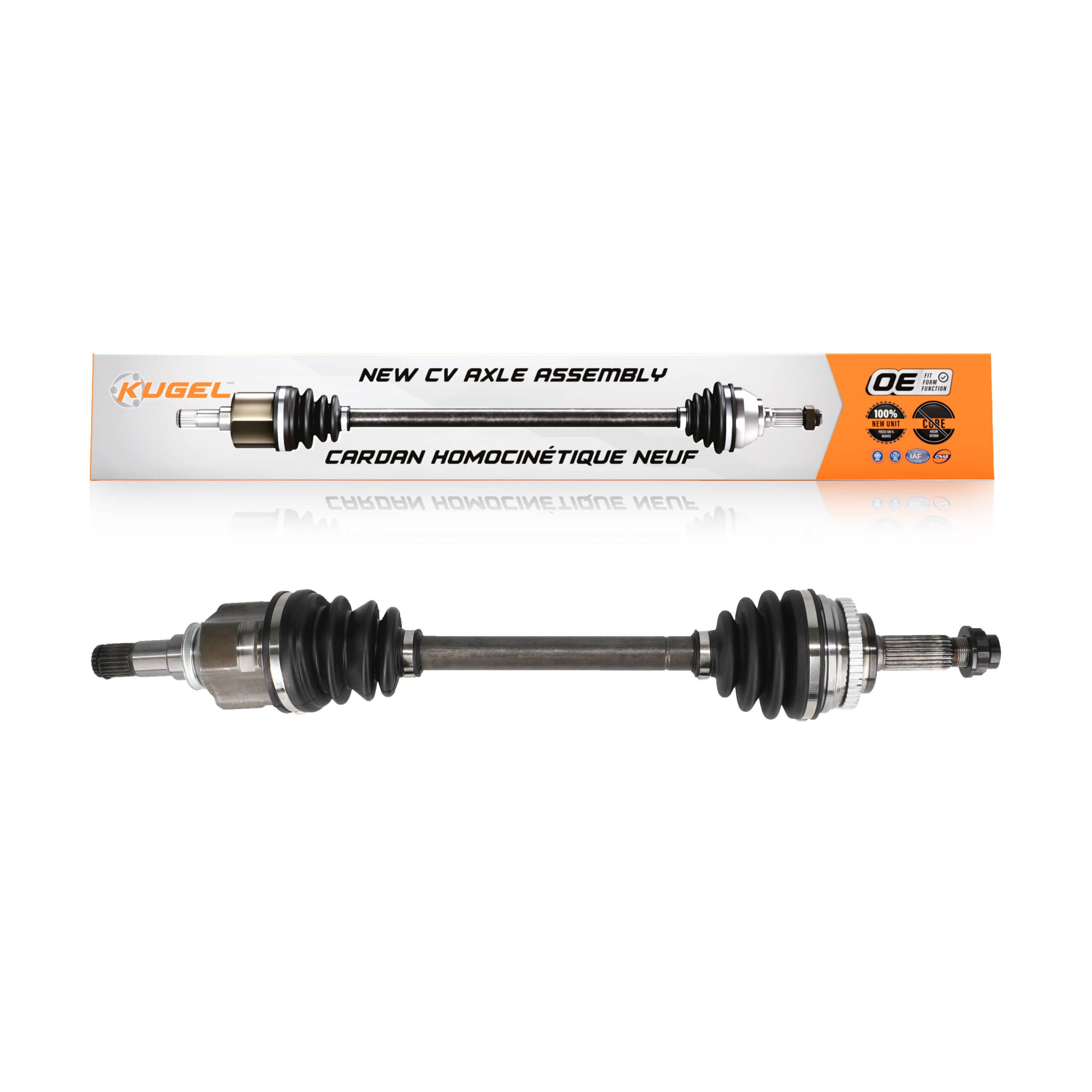 Kugel - NCV-TO69573 - Front Left CV Axle Shaft