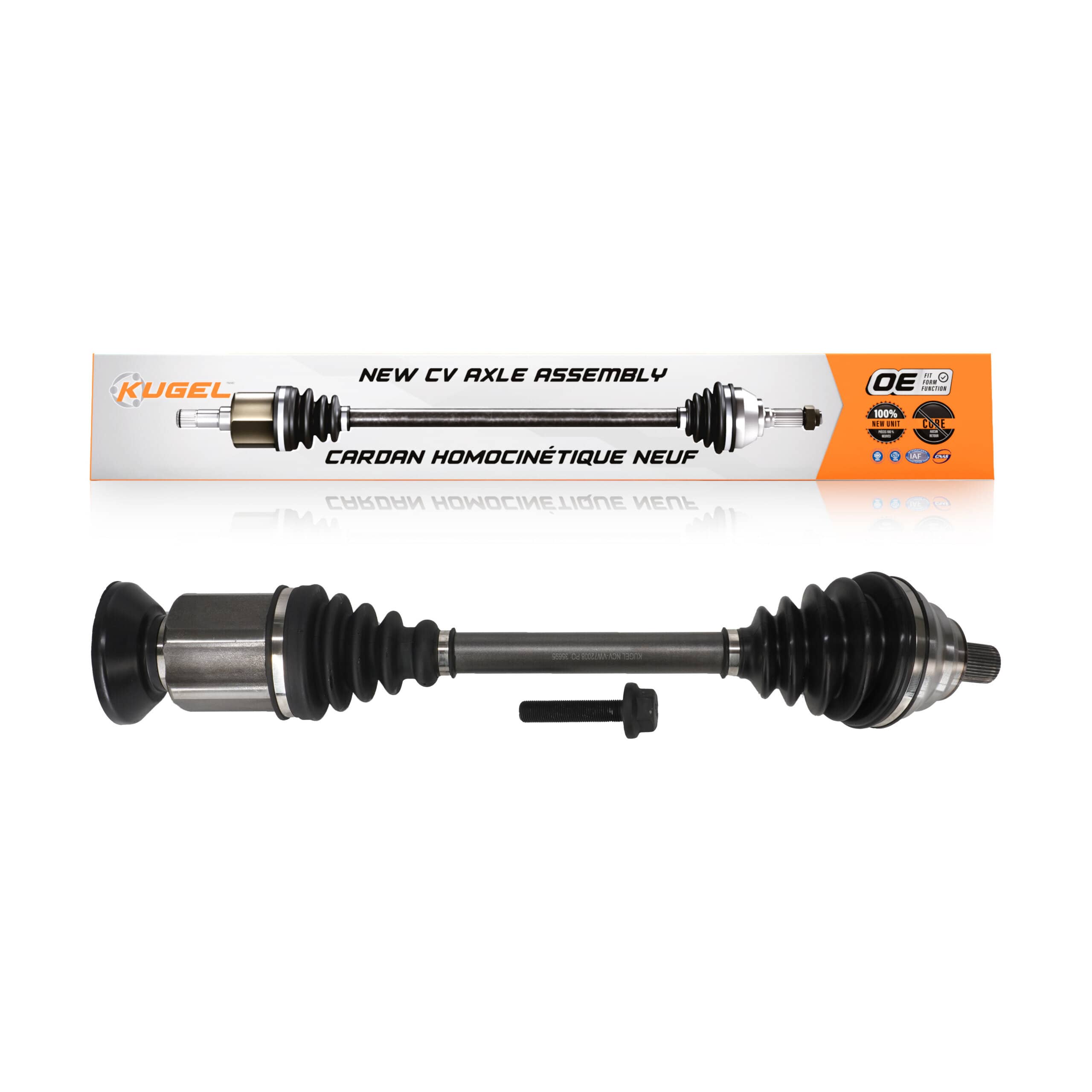 Kugel - NCV-VW72008 - Front Right CV Axle Shaft