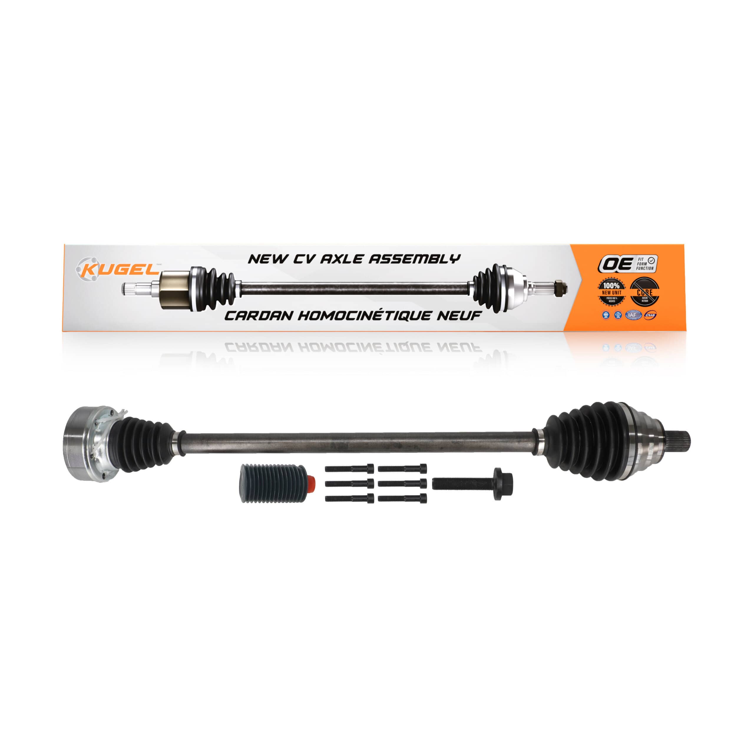Kugel - NCV-VW72024 - Front Right CV Axle Shaft