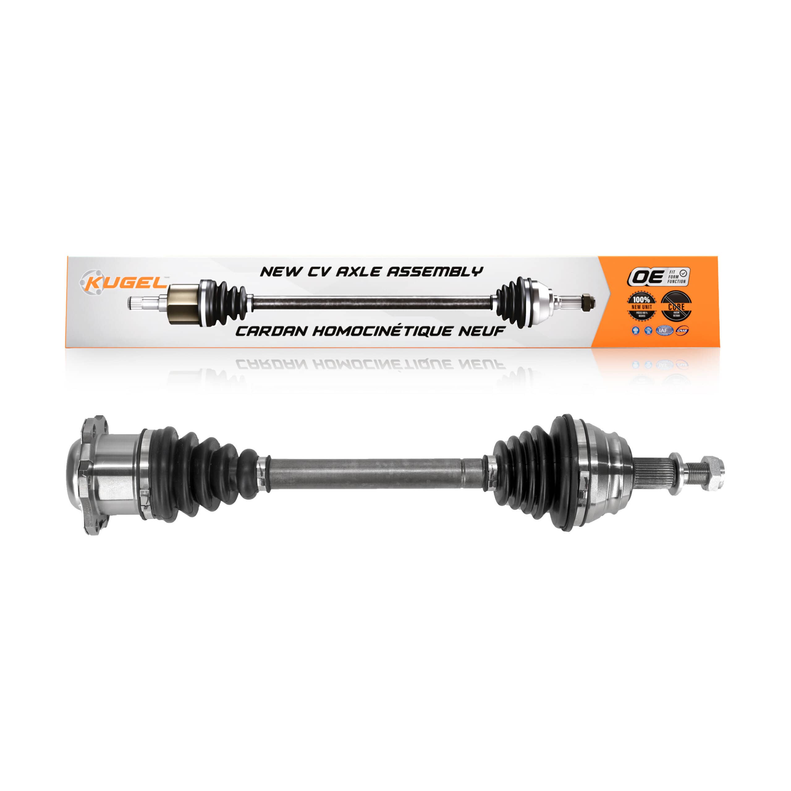Kugel - NCV-VW72059 - Front Left CV Axle Shaft