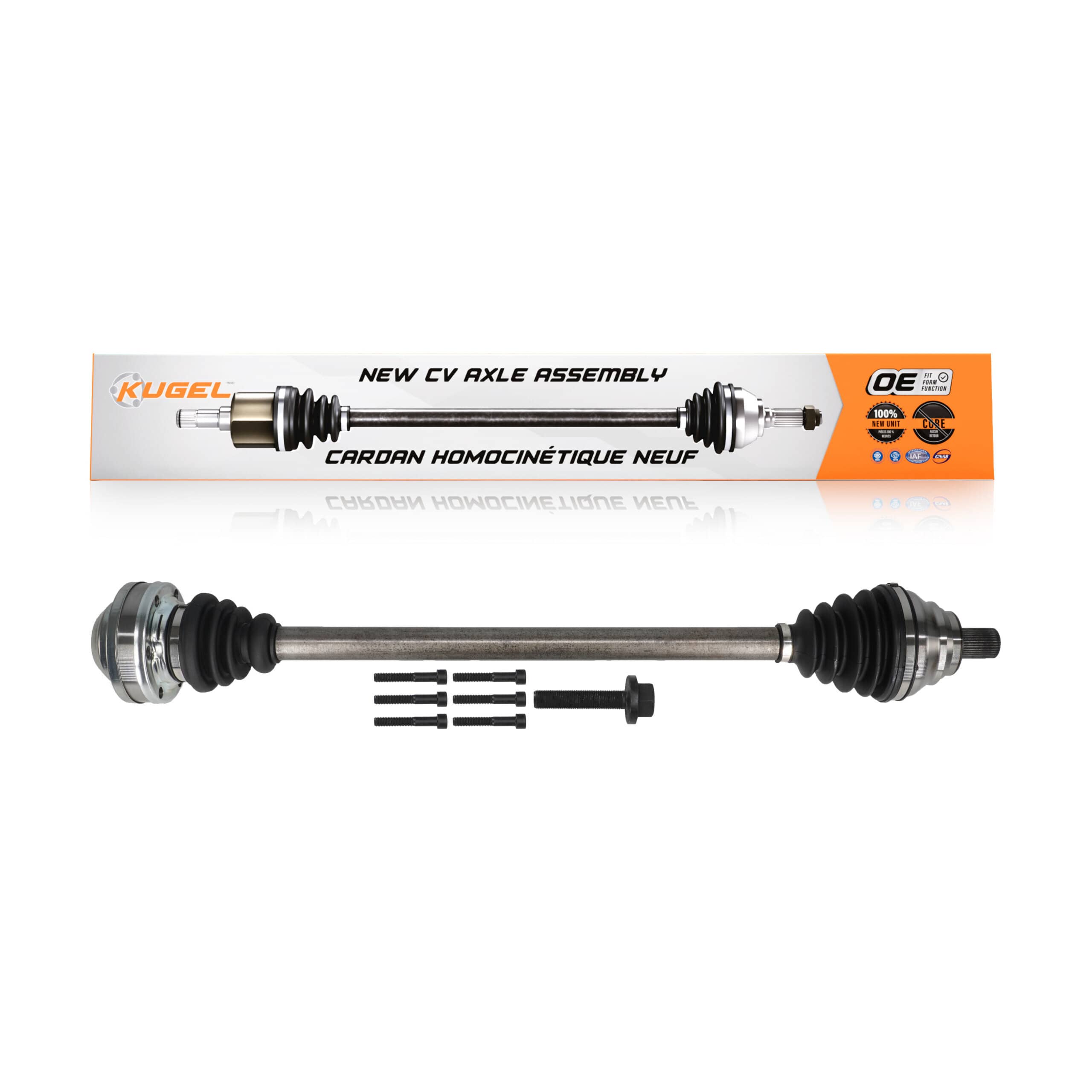 Kugel - NCV-VW72085 - Front Right CV Axle Shaft