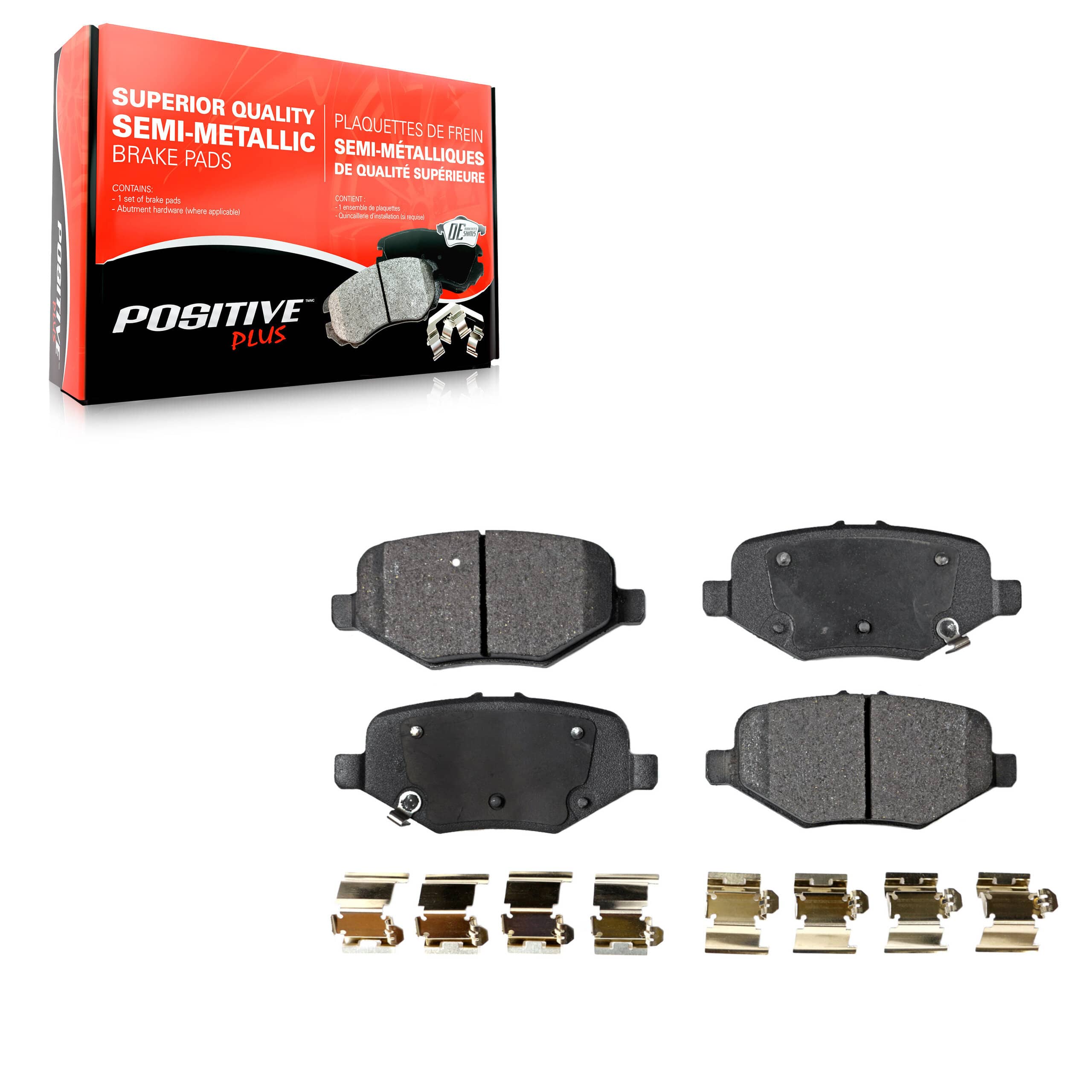 Positive Plus - PPF-D1612 - Rear Disc Brake Pad