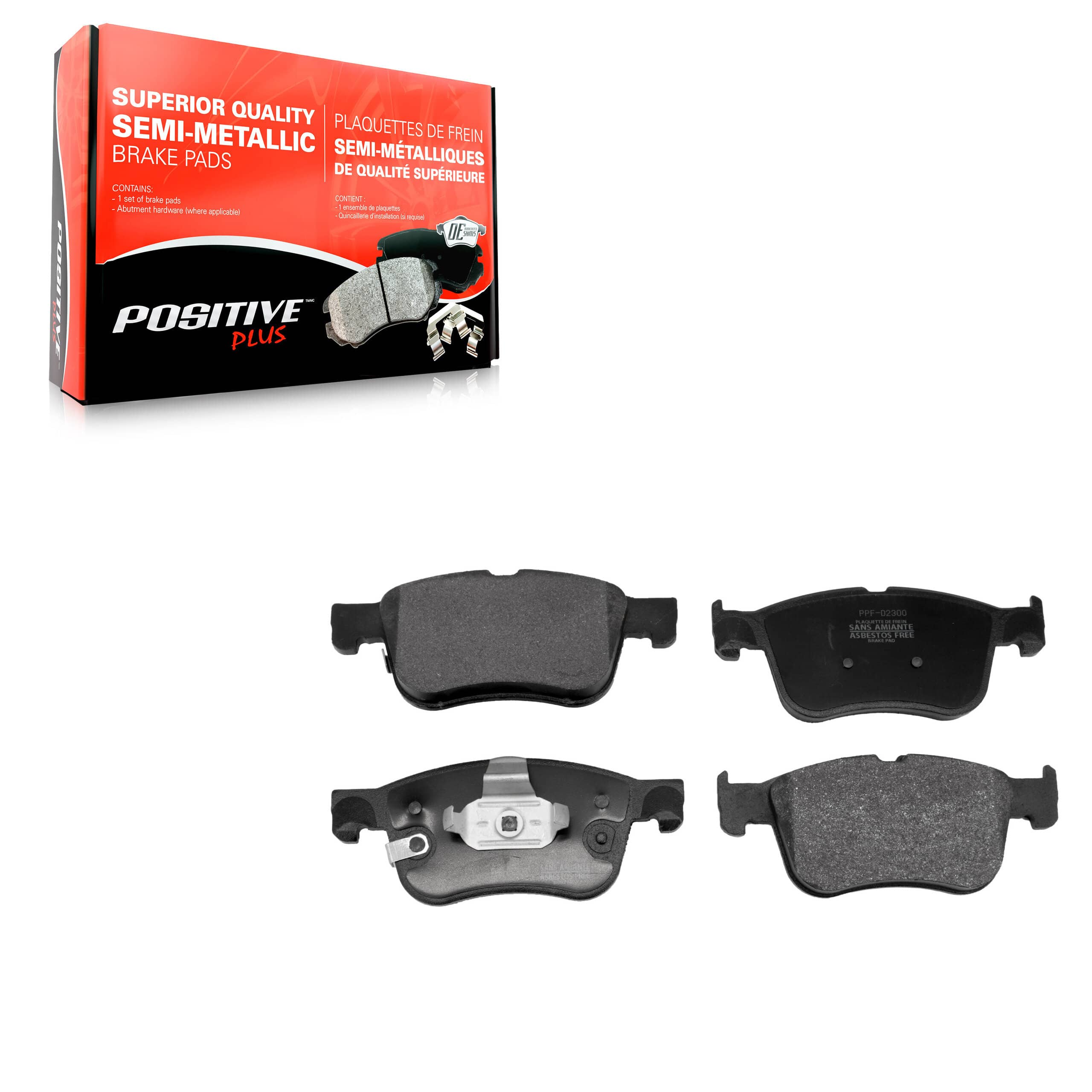 Positive Plus - PPF-D2300 - Front Disc Brake Pad