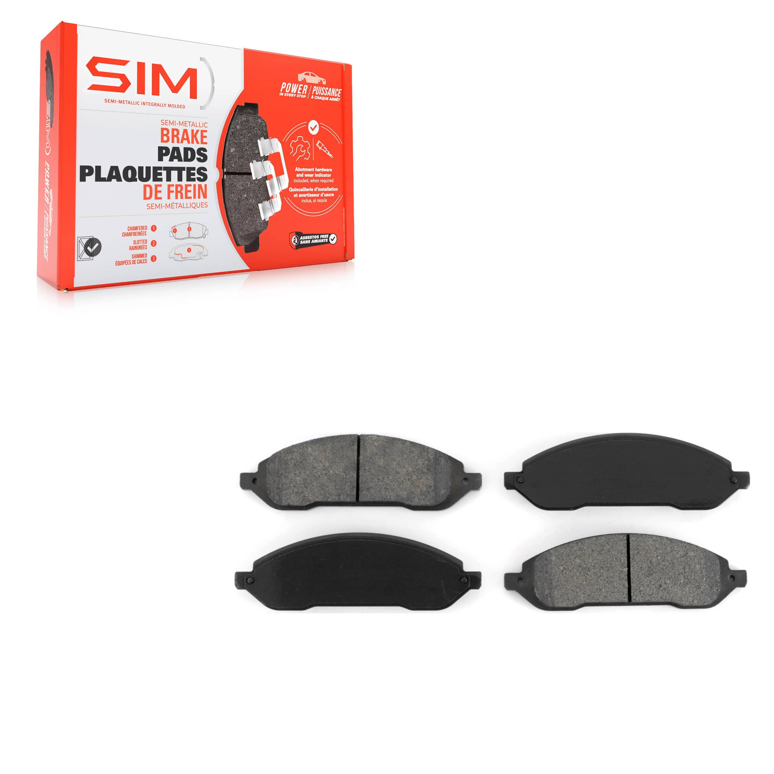 SIM - SIM-1022 - Front Disc Brake Pad