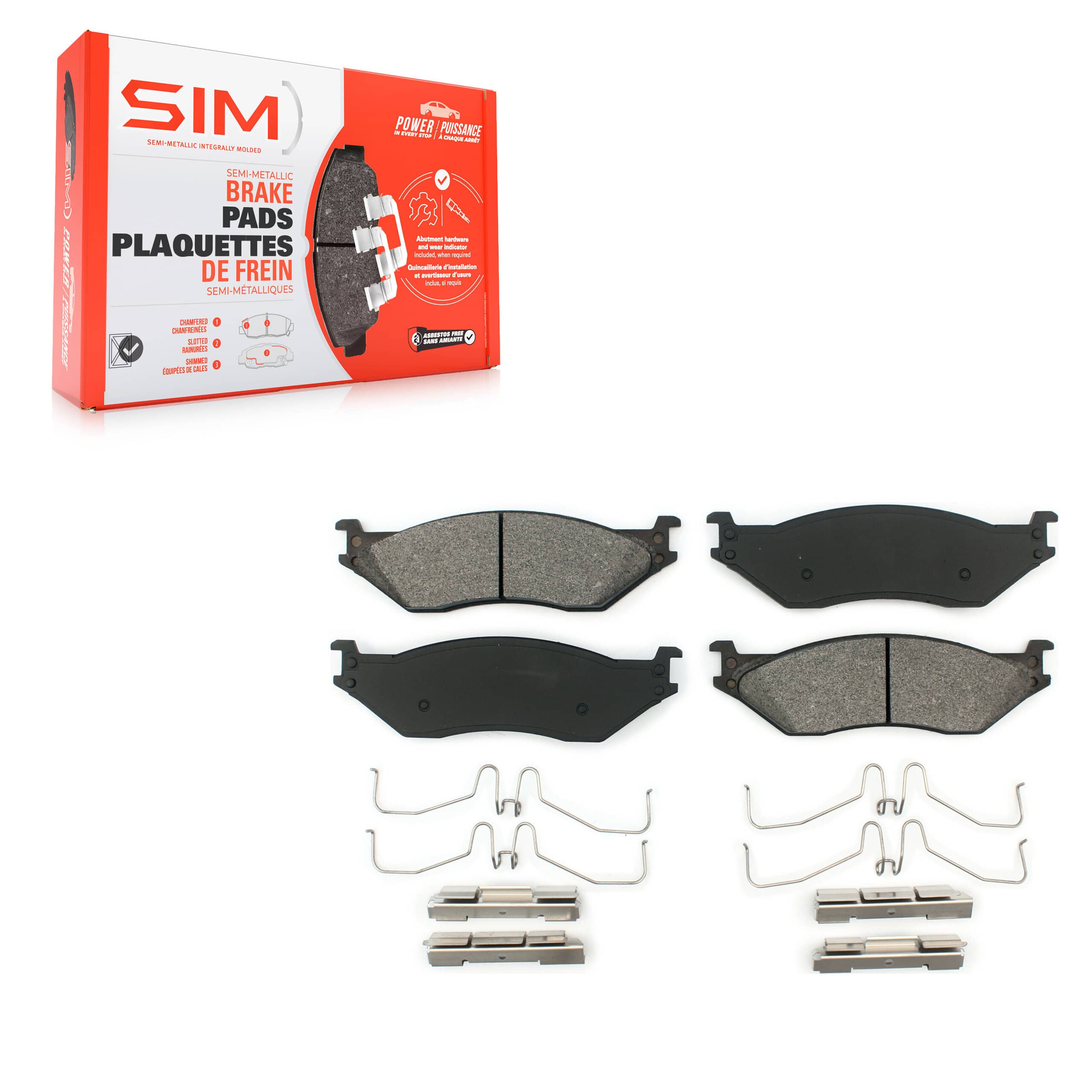 SIM - SIM-1066 - Front Disc Brake Pad