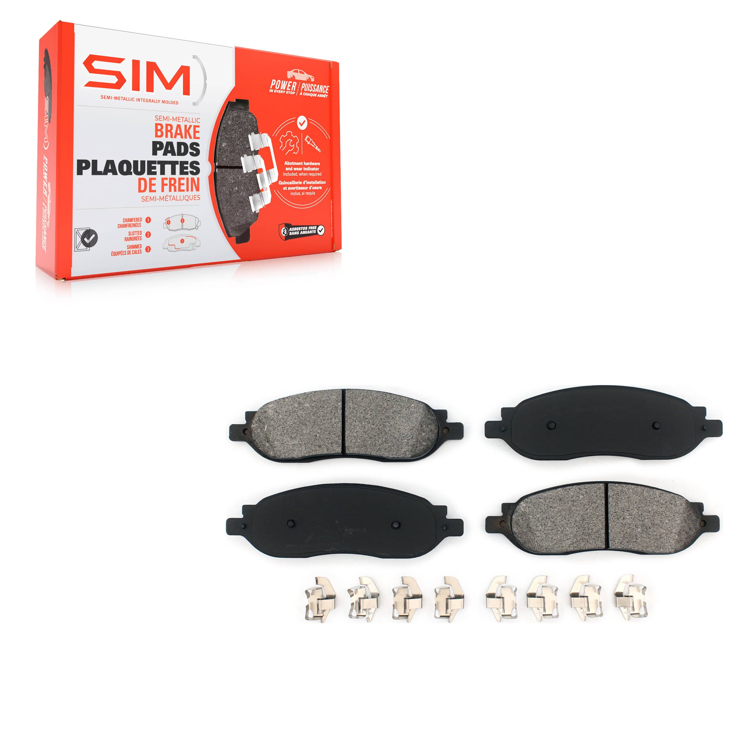 SIM - SIM-1068 - Rear Disc Brake Pad