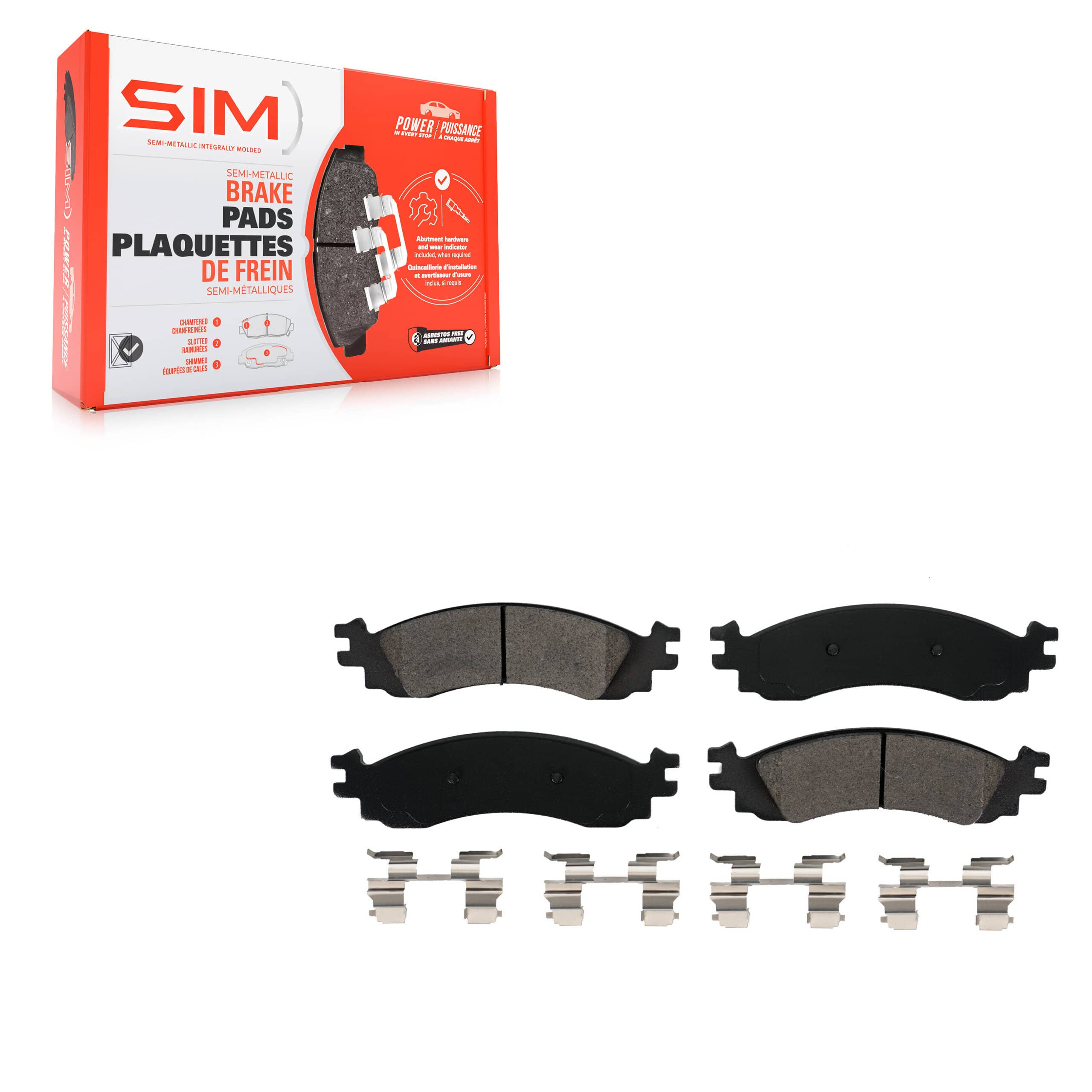 SIM - SIM-1158 - Front Disc Brake Pad